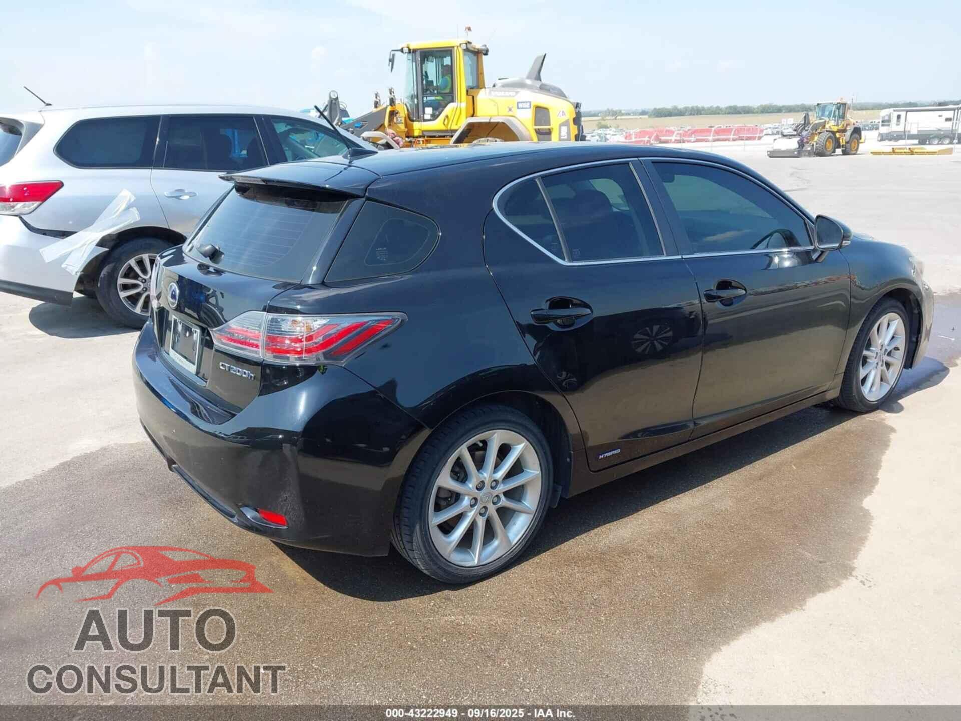 LEXUS CT 200H 2013 - JTHKD5BH6D2147932