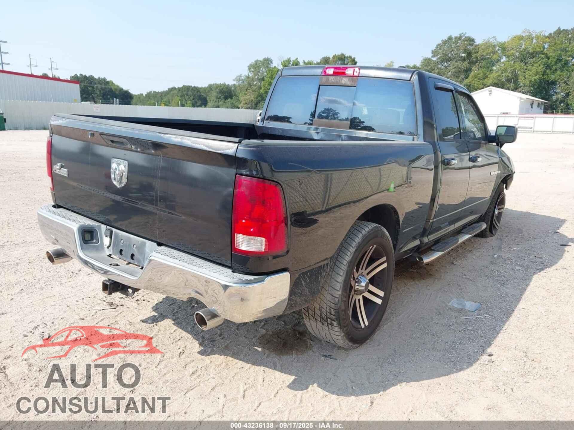 DODGE RAM 1500 2010 - 1D7RB1GT1AS109666