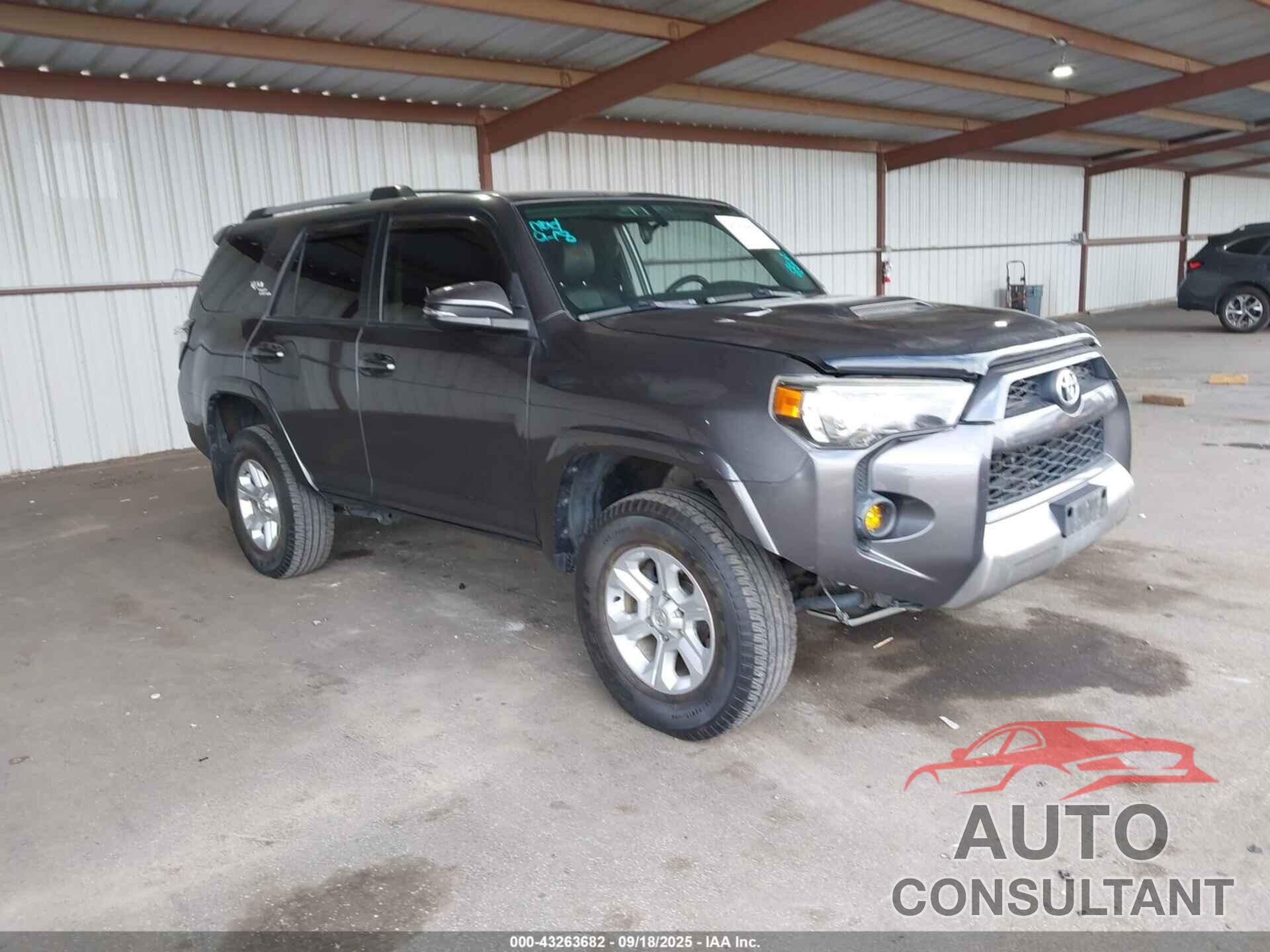 TOYOTA 4RUNNER 2018 - JTEBU5JR7J5593847