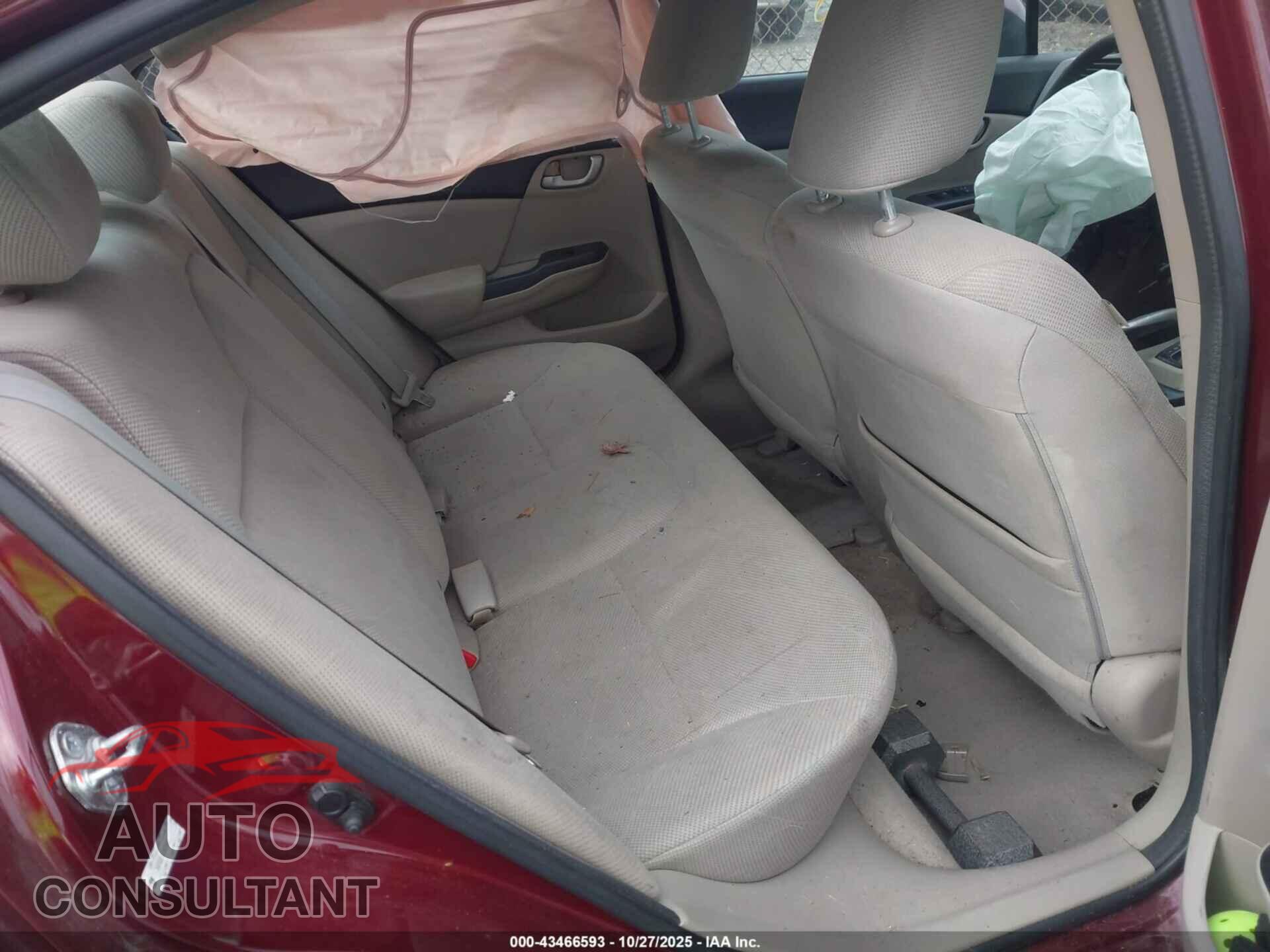HONDA CIVIC 2012 - 2HGFB2F55CH579992