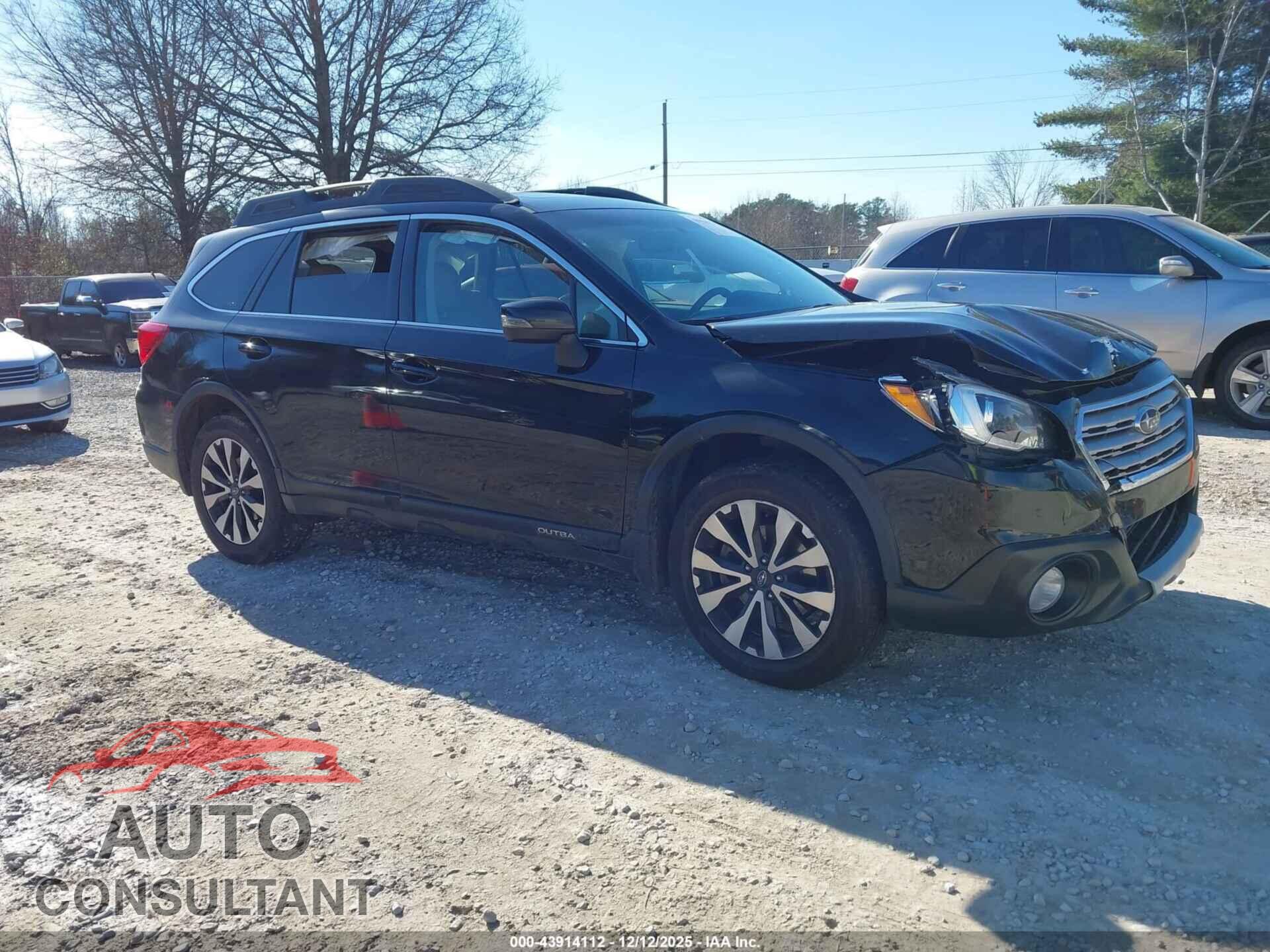 SUBARU OUTBACK 2015 - 4S4BSBLC6F3316459