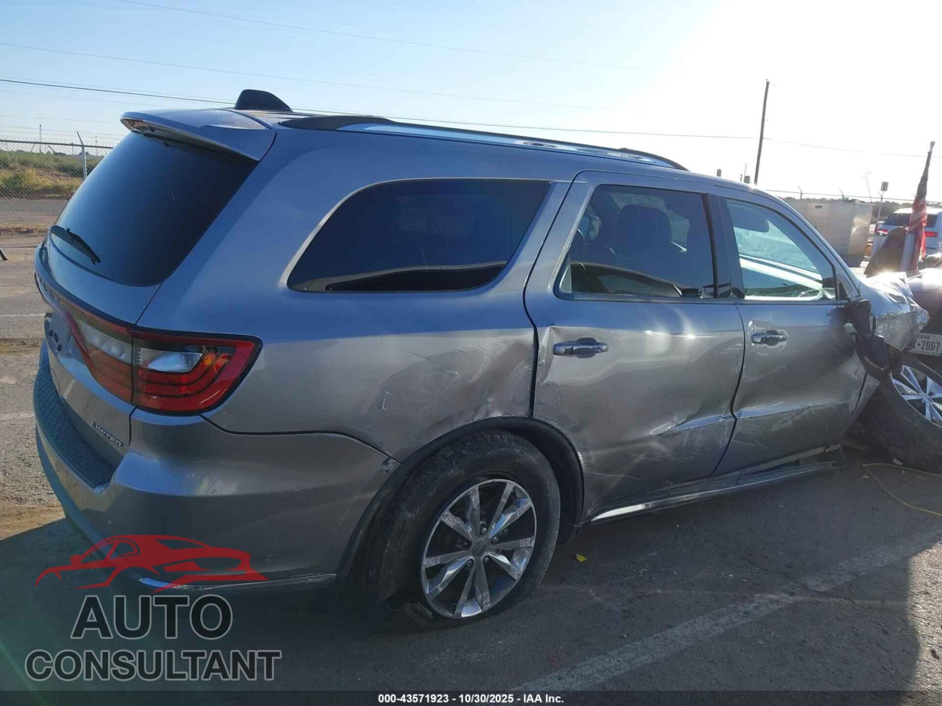 DODGE DURANGO 2016 - 1C4RDHDG3GC308399