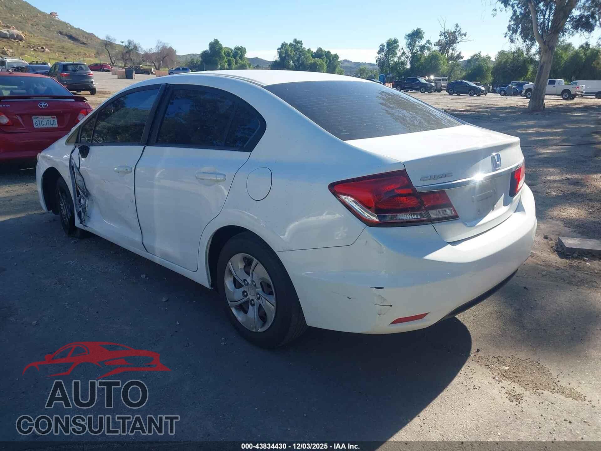HONDA CIVIC 2014 - 19XFB2F52EE220998
