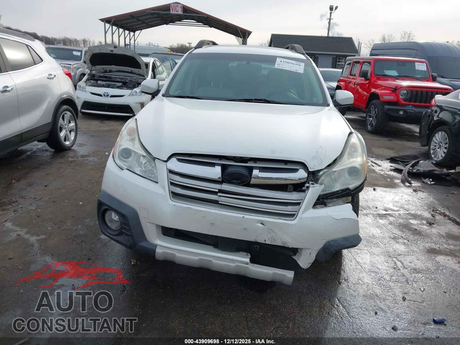 SUBARU OUTBACK 2014 - 4S4BRBLC3E3209069