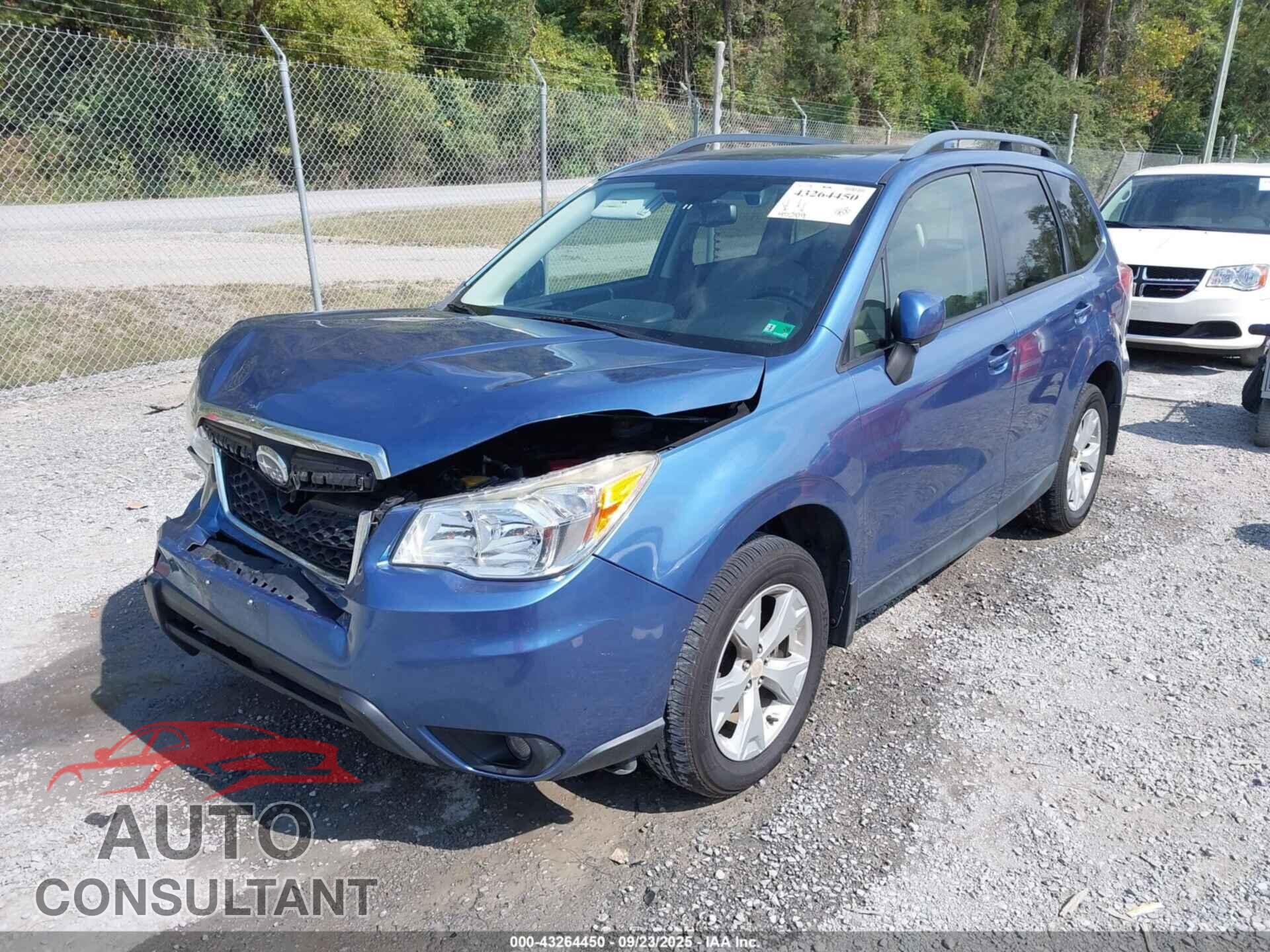 SUBARU FORESTER 2016 - JF2SJAFC3GH547998