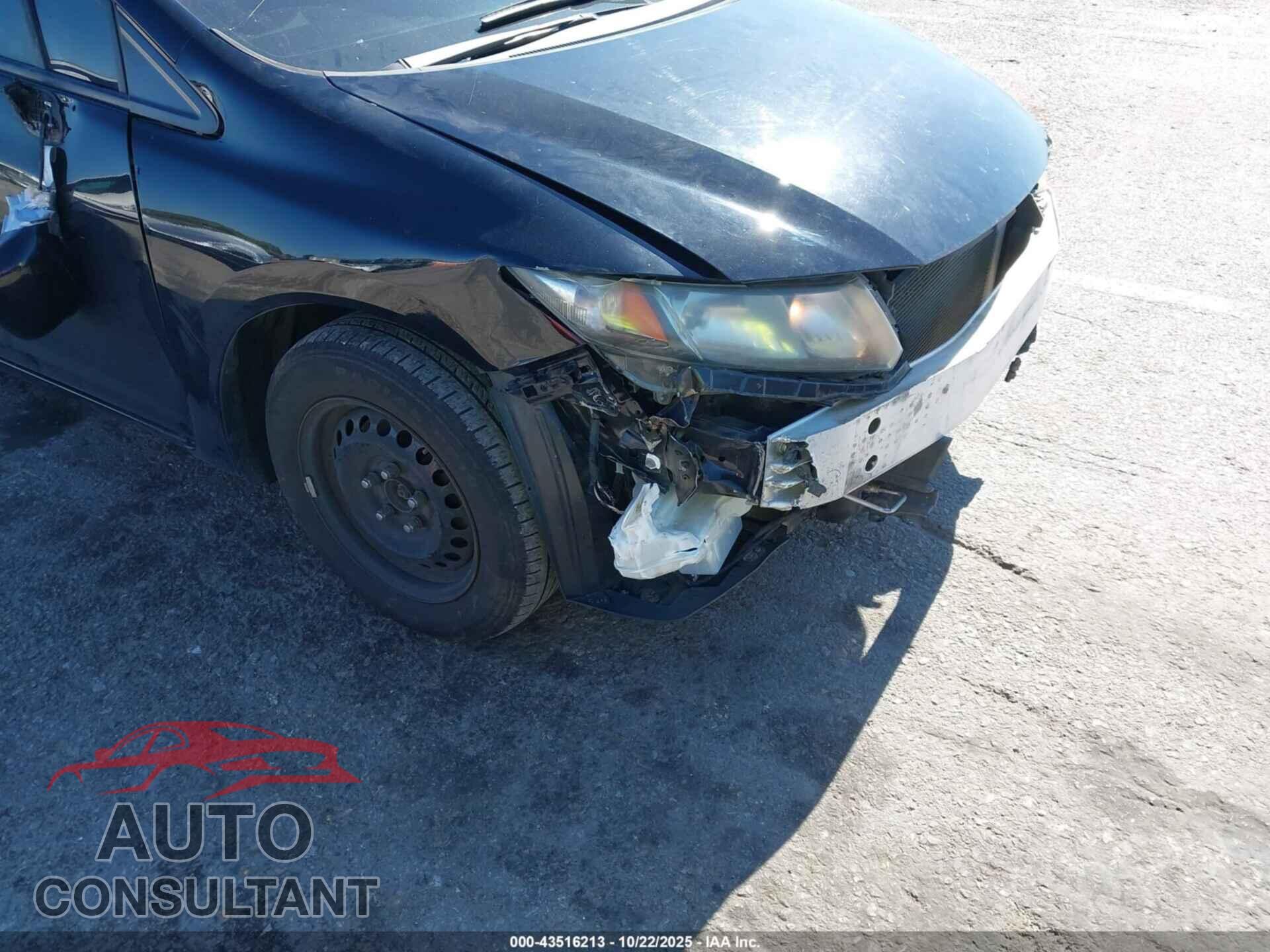 HONDA CIVIC 2013 - 19XFB2F51DE294864