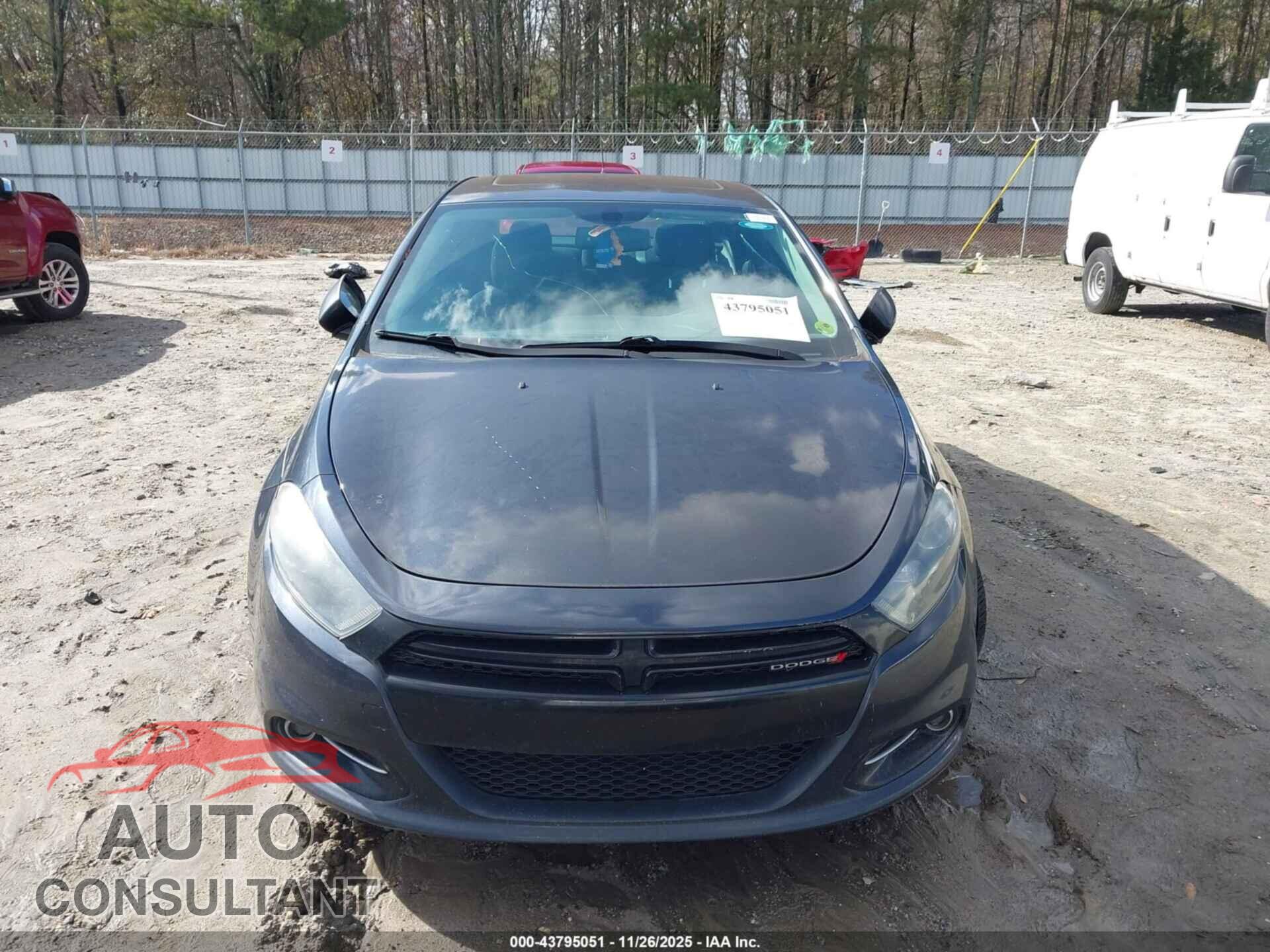 DODGE DART 2013 - 1C3CDFBA7DD328822