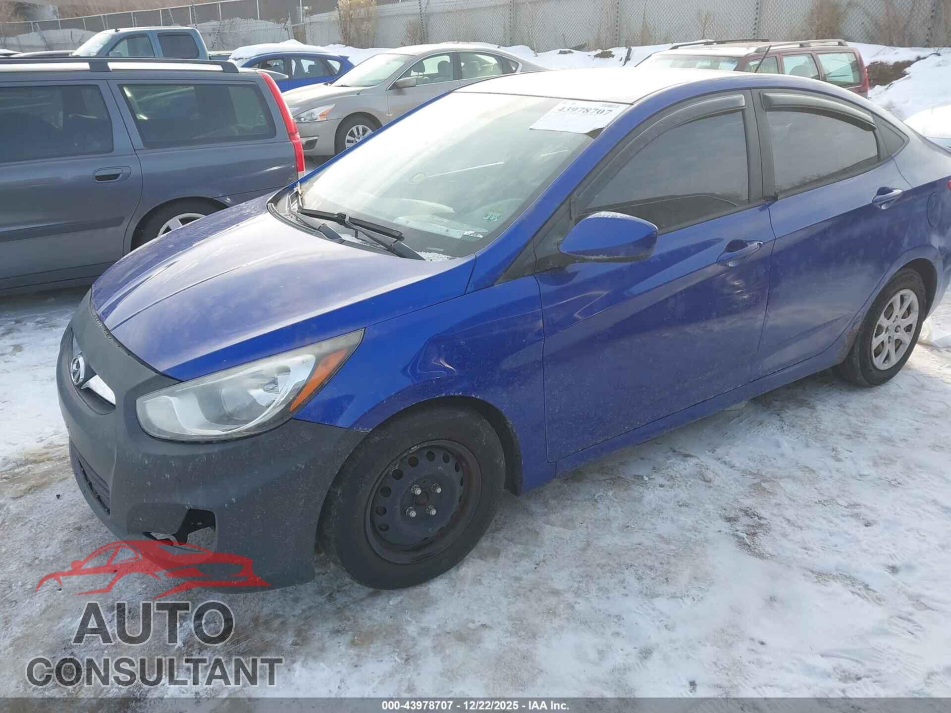 HYUNDAI ACCENT 2013 - KMHCT4AE2DU392494