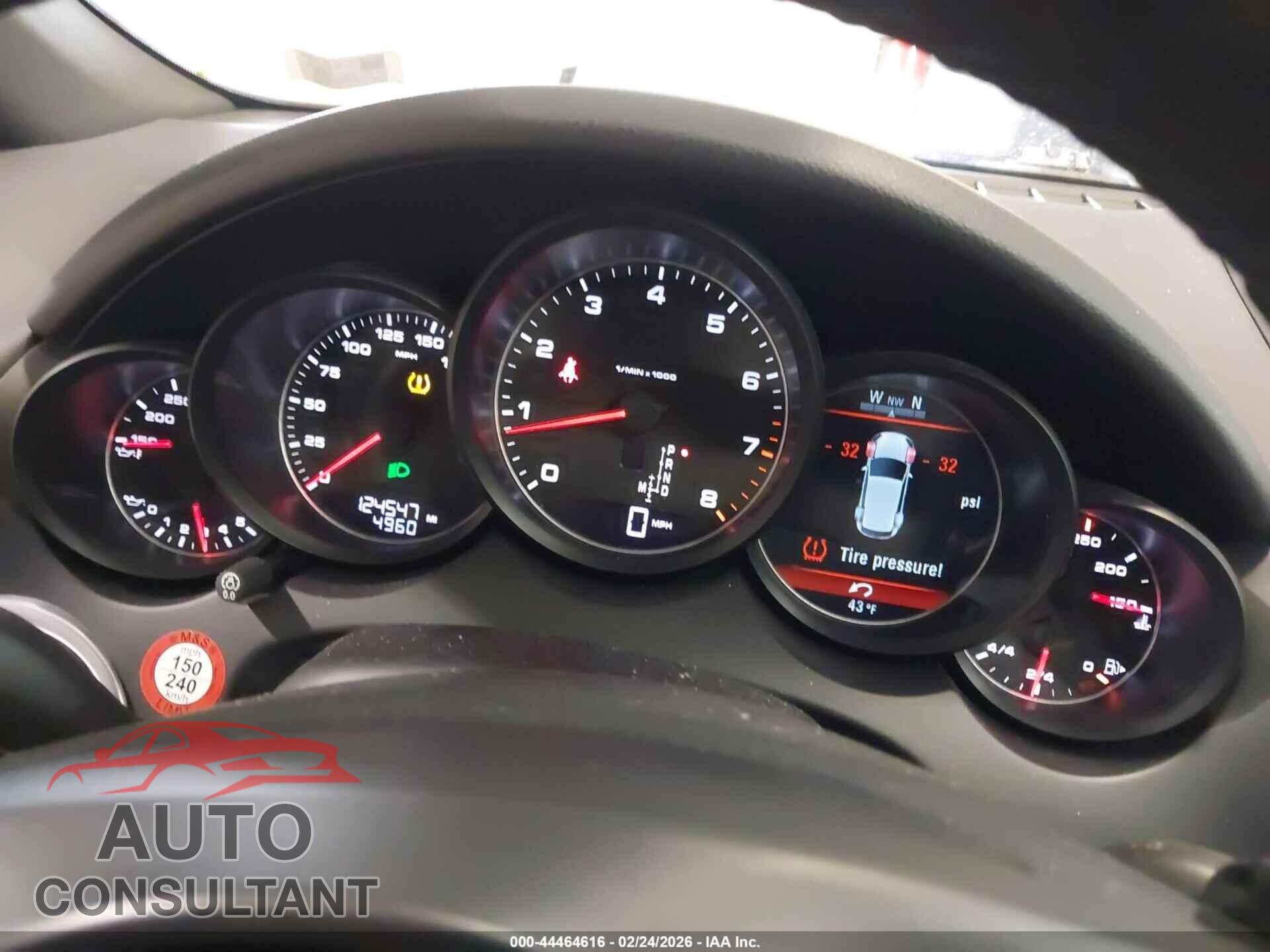 PORSCHE CAYENNE 2012 - WP1AA2A23CLA09225