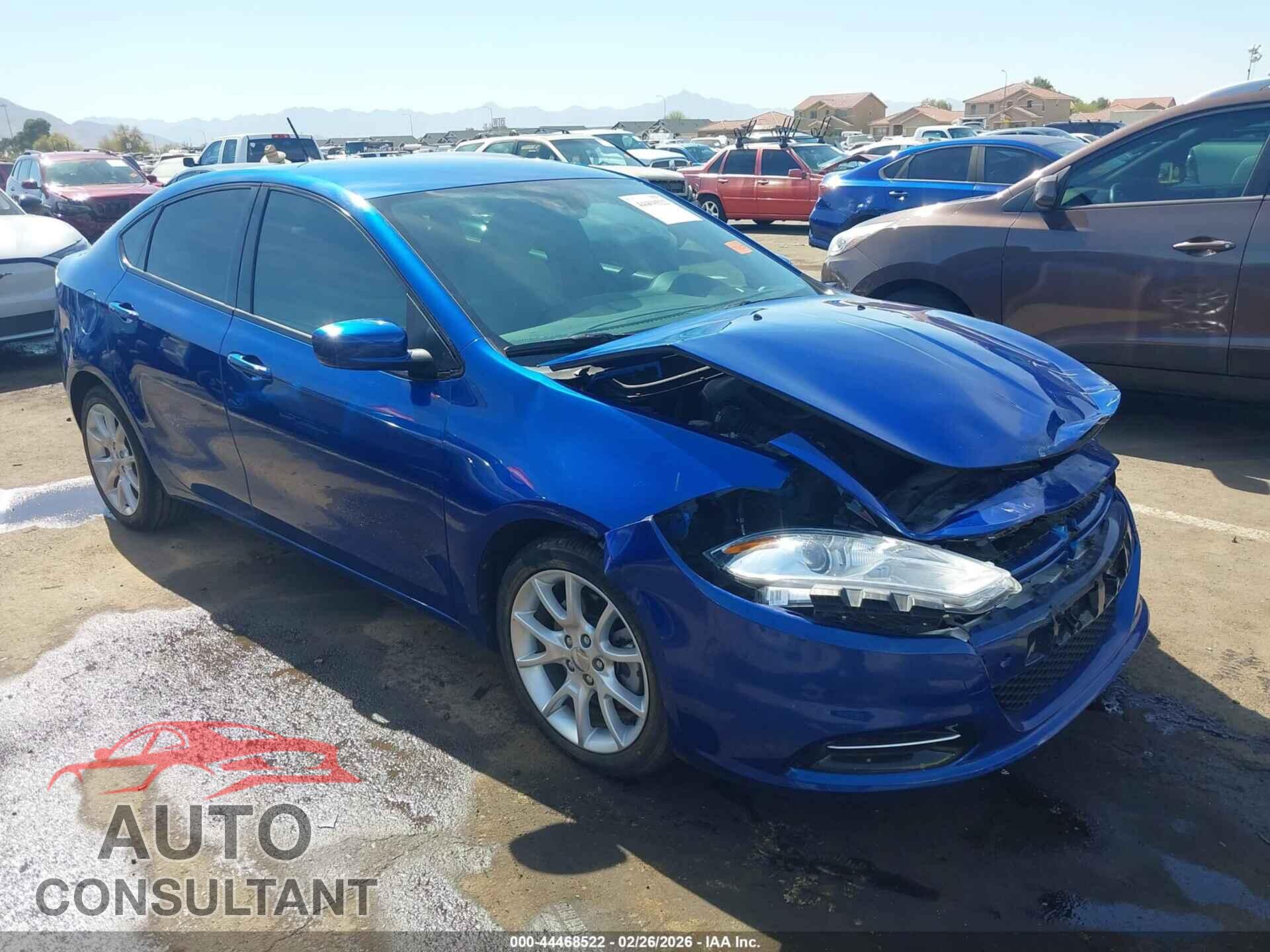 DODGE DART 2013 - 1C3CDFBA0DD139879