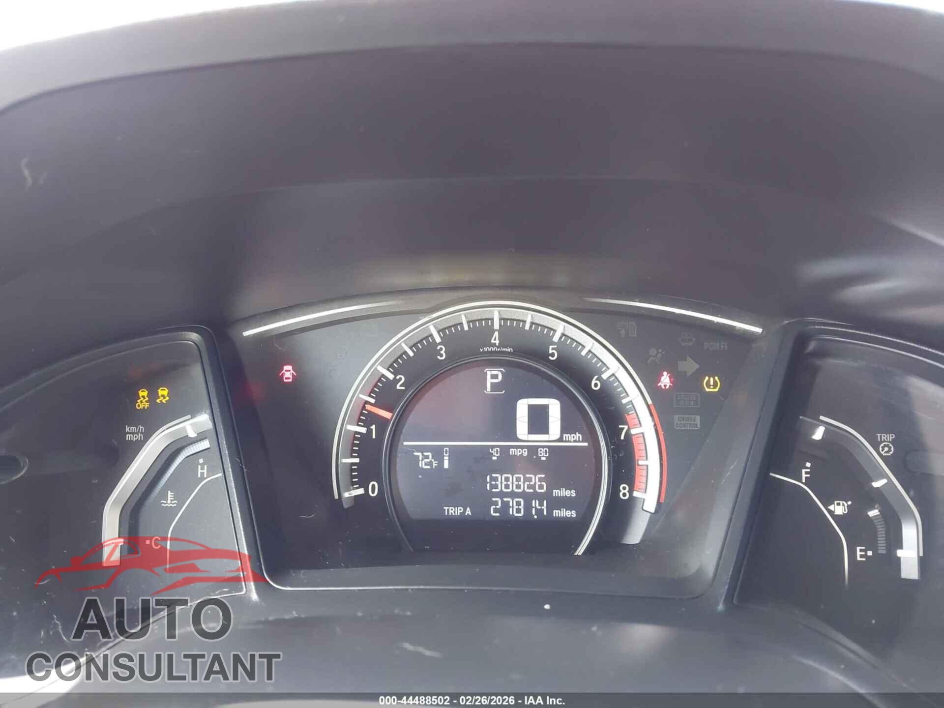 HONDA CIVIC 2016 - 2HGFC4B09GH312864