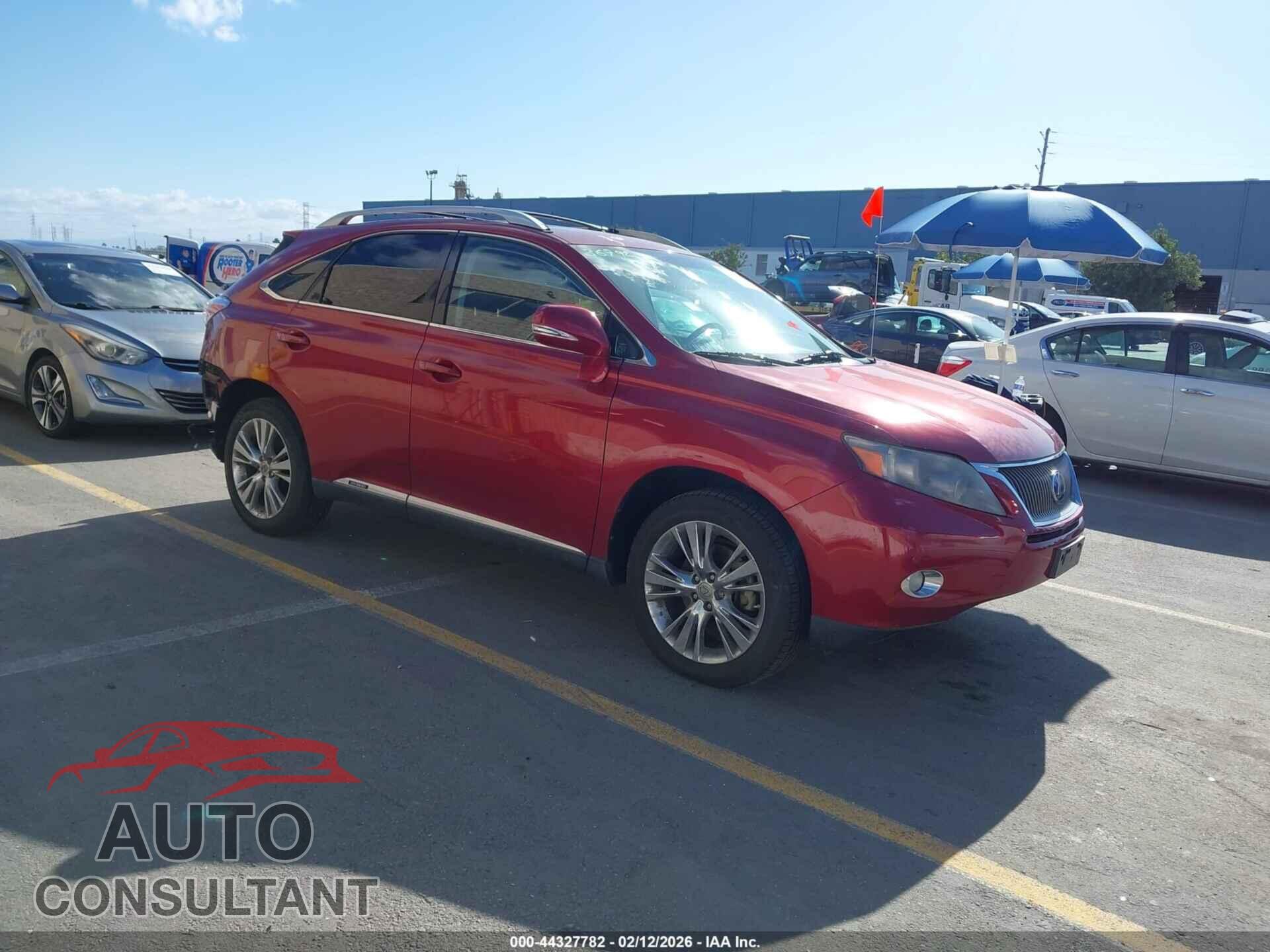LEXUS RX 450H 2012 - JTJBC1BA5C2431242