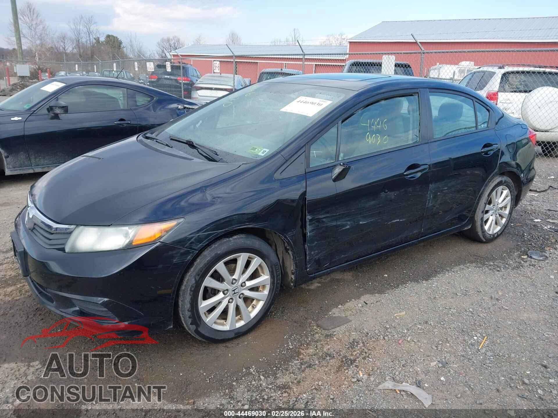 HONDA CIVIC 2012 - 19XFB2F90CE026292