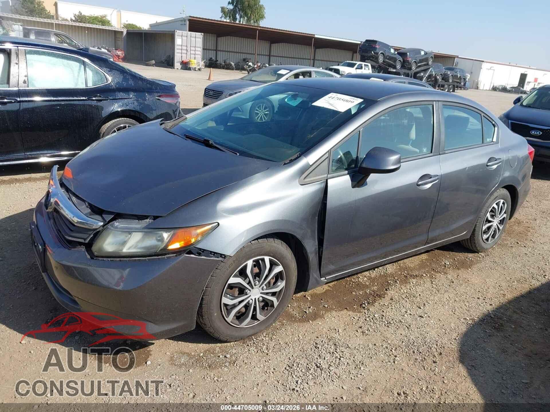 HONDA CIVIC 2012 - 19XFB2F55CE388809