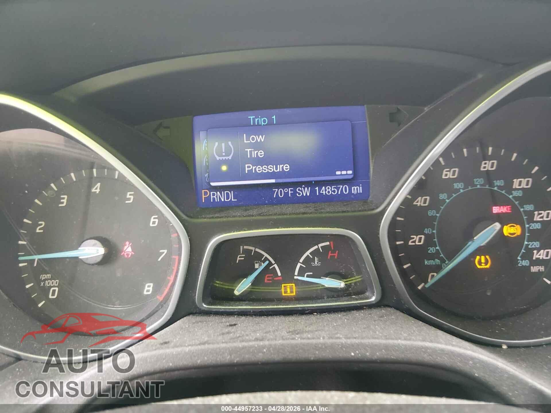FORD FOCUS 2013 - 1FADP3F26DL244172