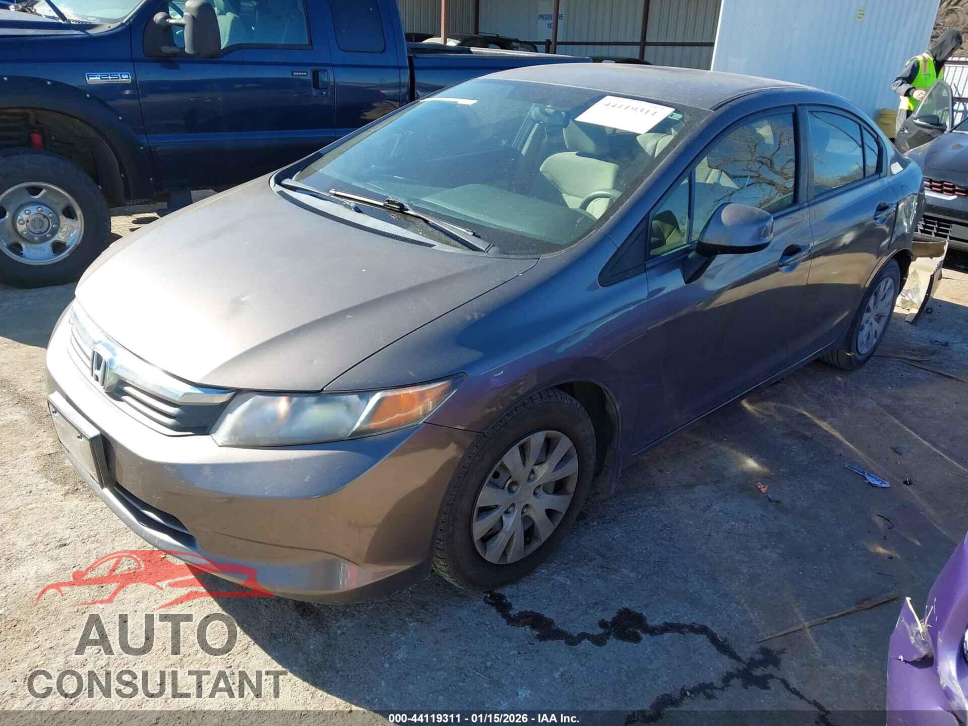 HONDA CIVIC 2012 - JHMFB2F54CS001467
