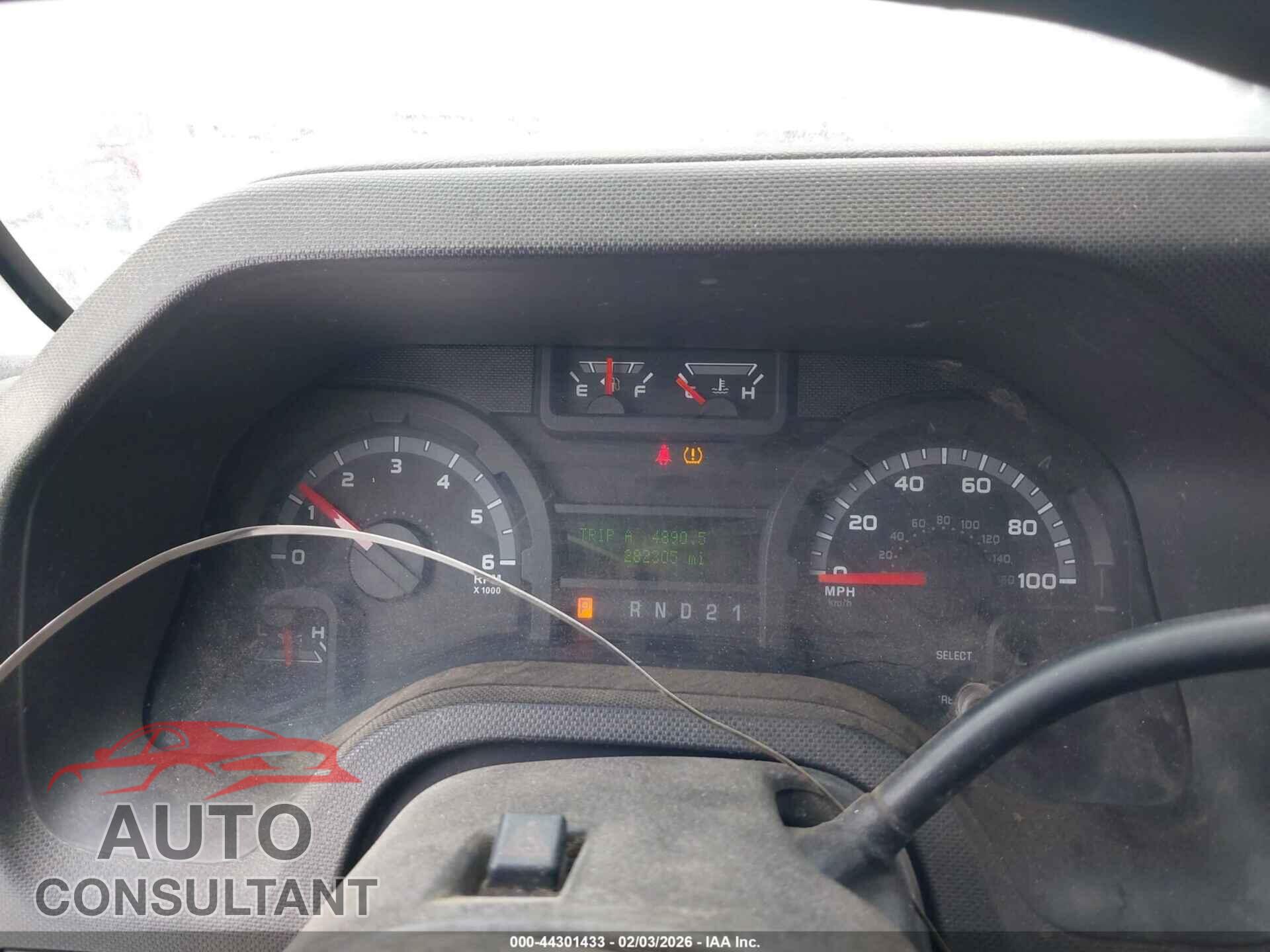 FORD E-350 SUPER DUTY 2012 - 1FDSS3BL4CDA48153