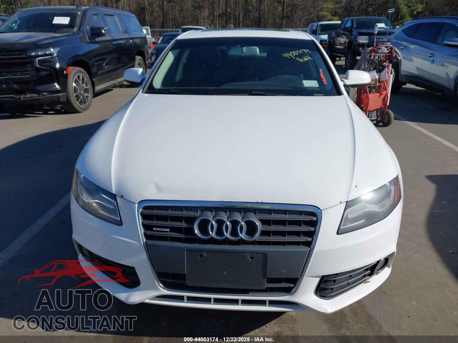 AUDI A4 2012 - WAUDFCFL5CN019750