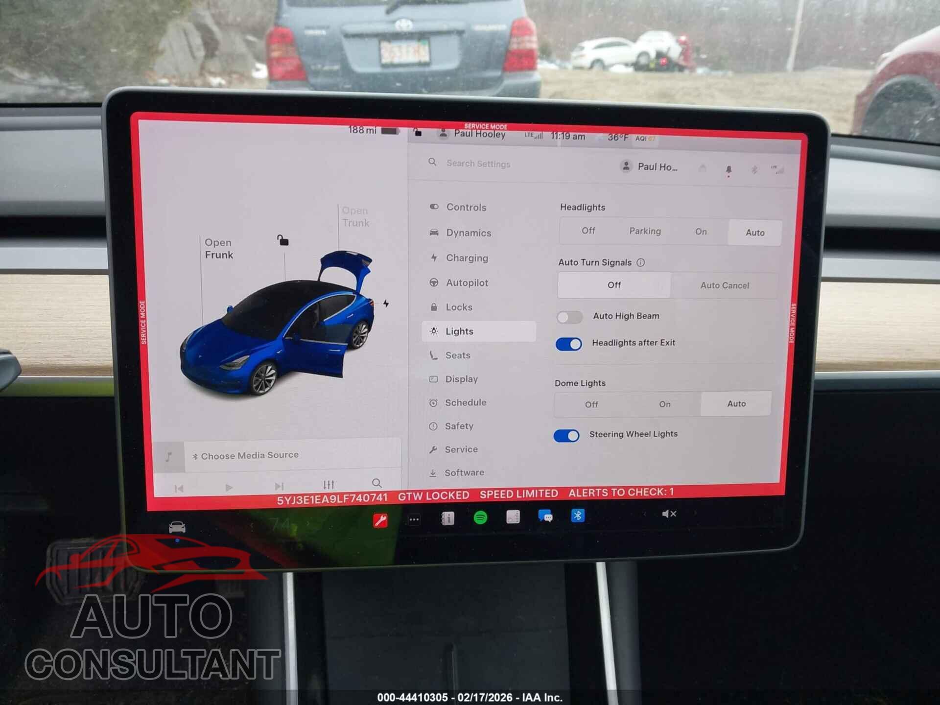 TESLA MODEL 3 2020 - 5YJ3E1EA9LF740741