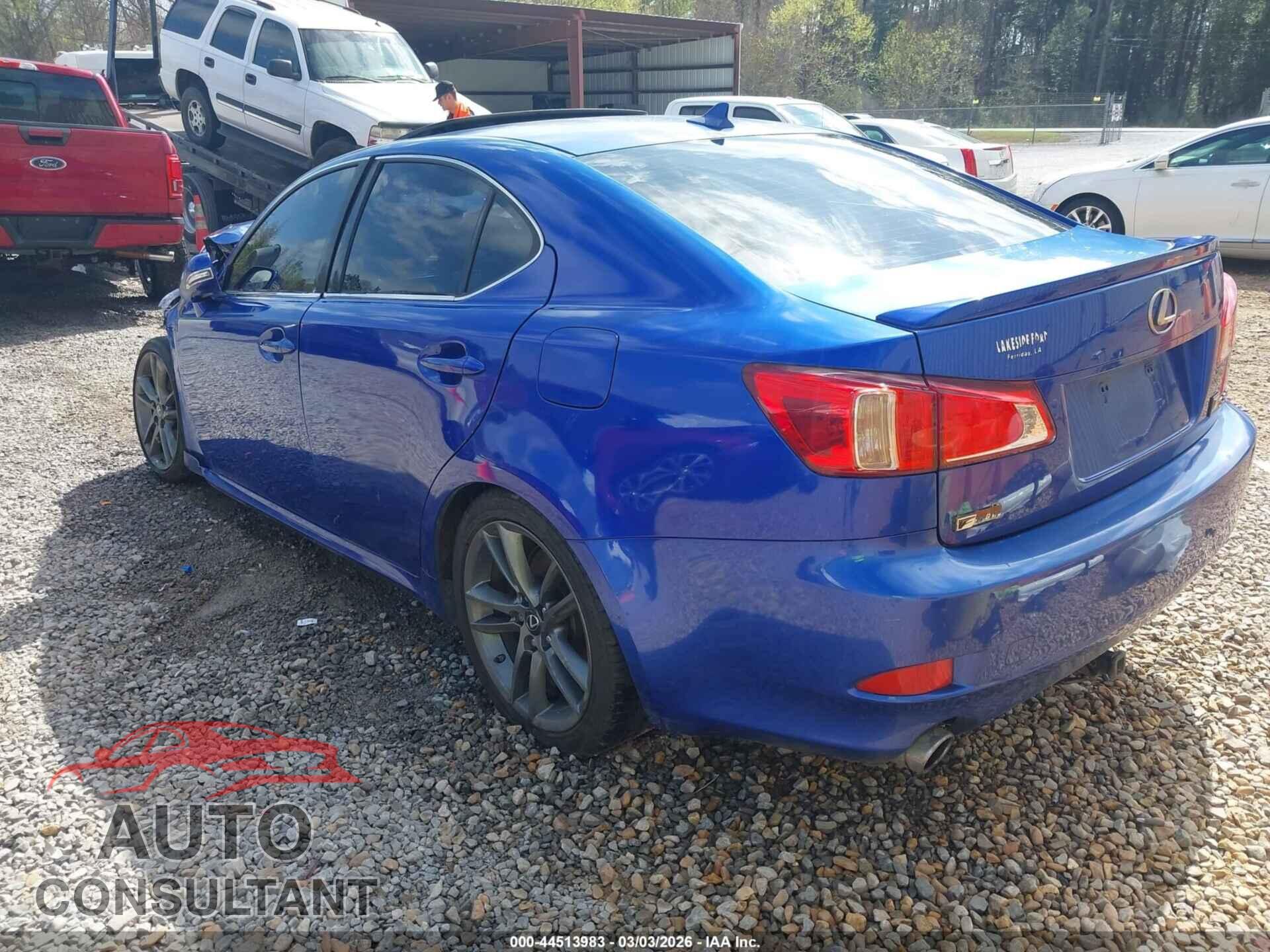 LEXUS IS 250 2012 - JTHBF5C23C5157836