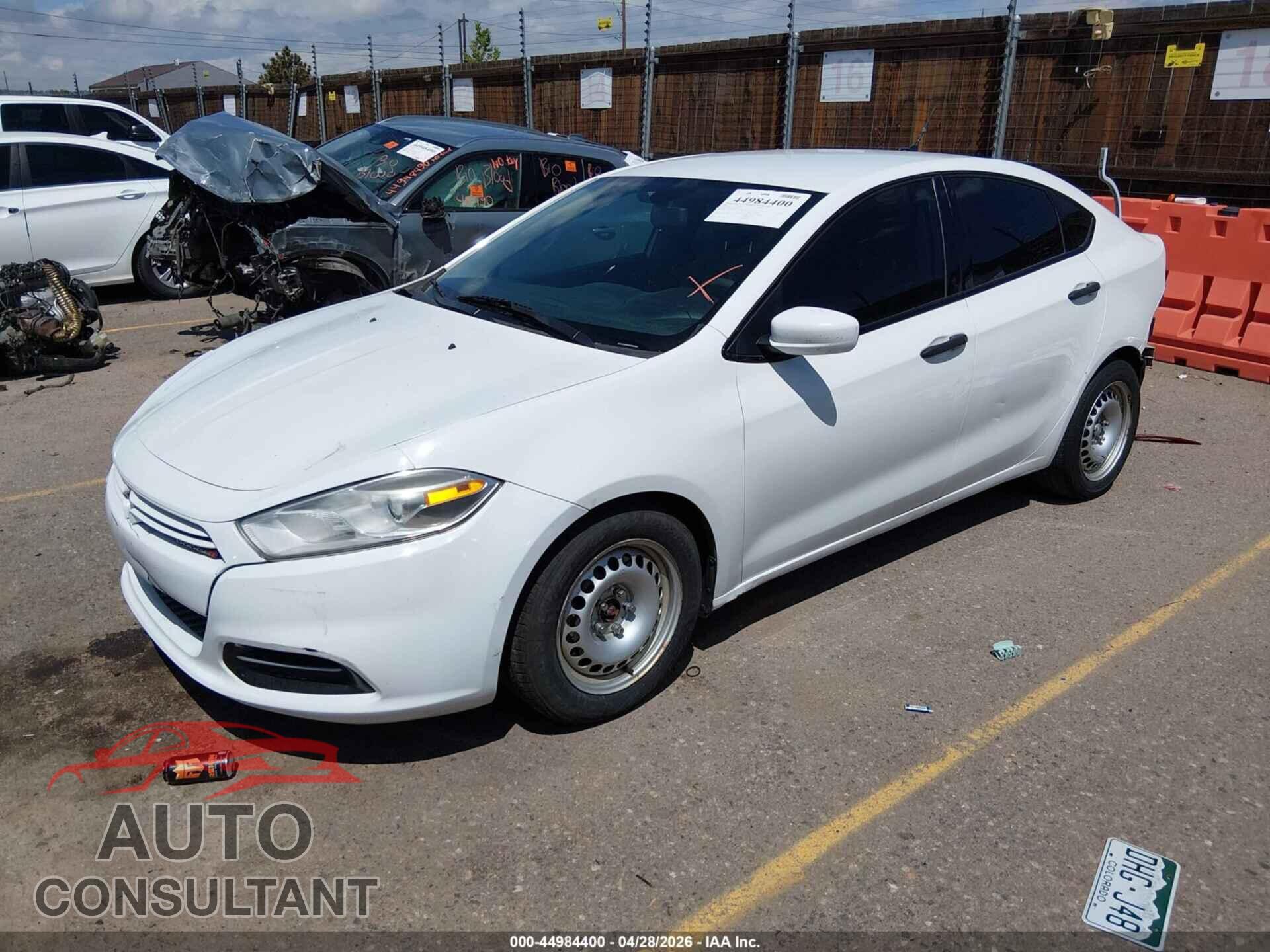 DODGE DART 2013 - 1C3CDFAA5DD335933