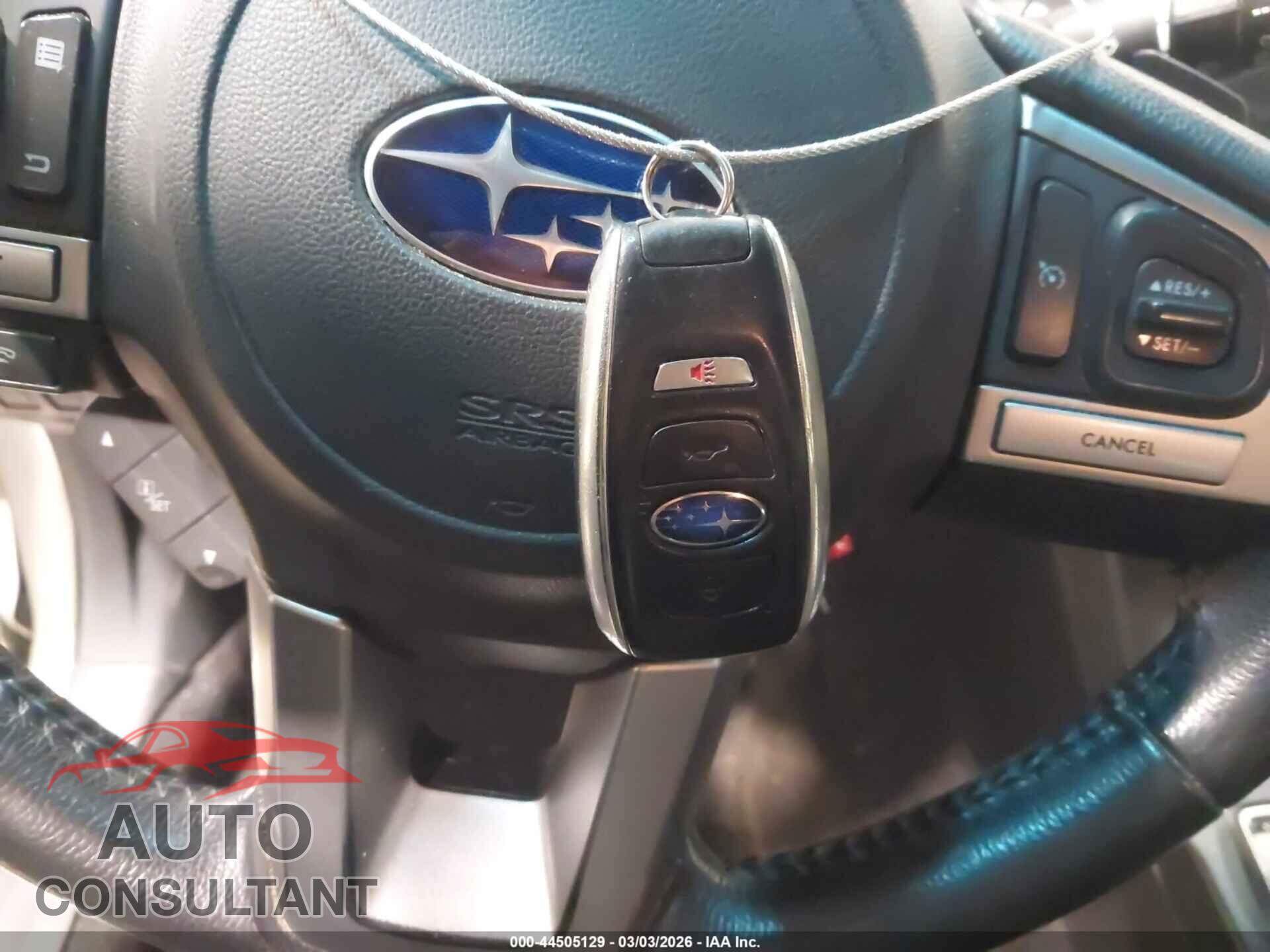 SUBARU OUTBACK 2017 - 4S4BSAKC3H3298341