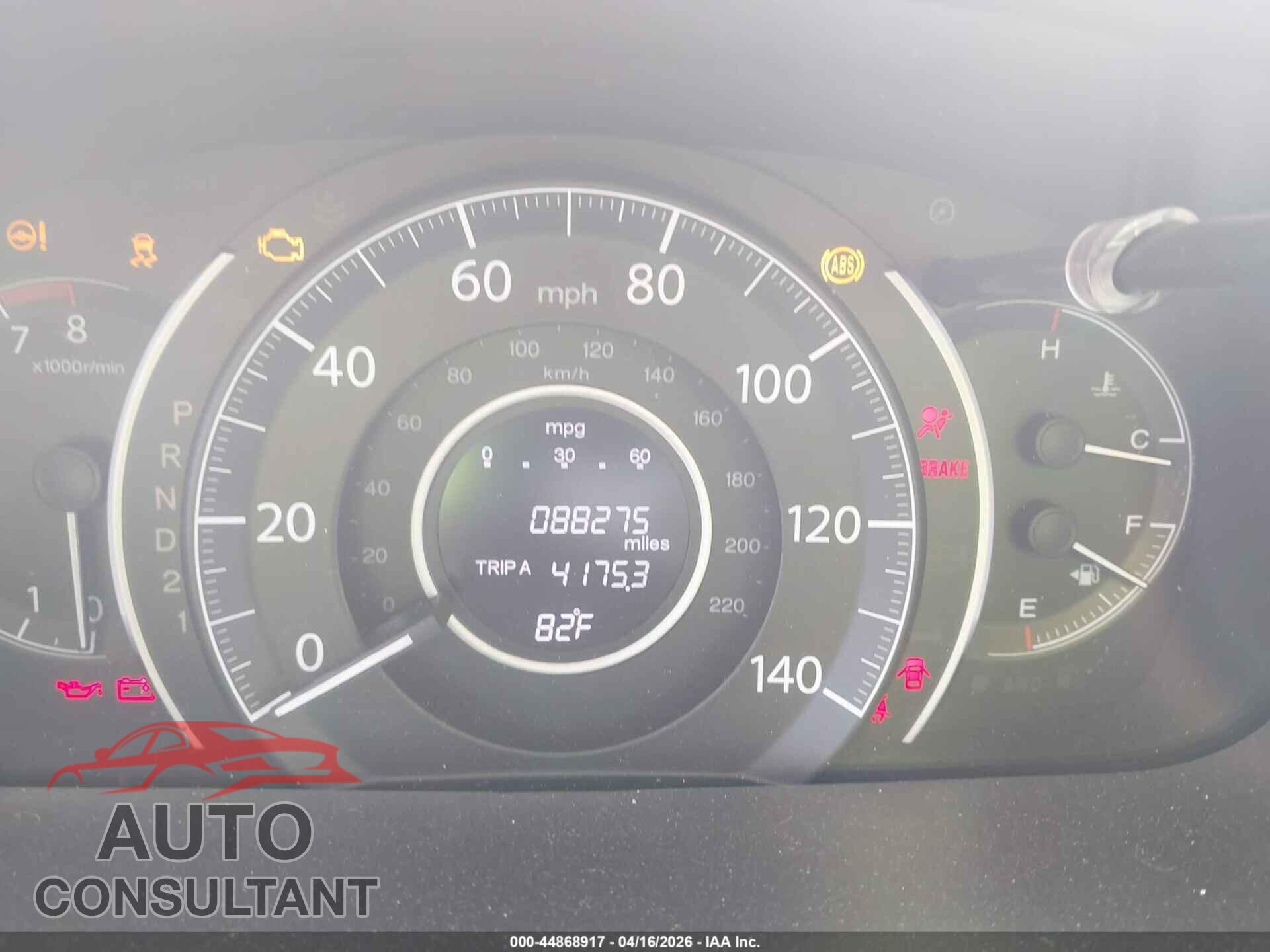 HONDA CR-V 2012 - 5J6RM4H77CL043123
