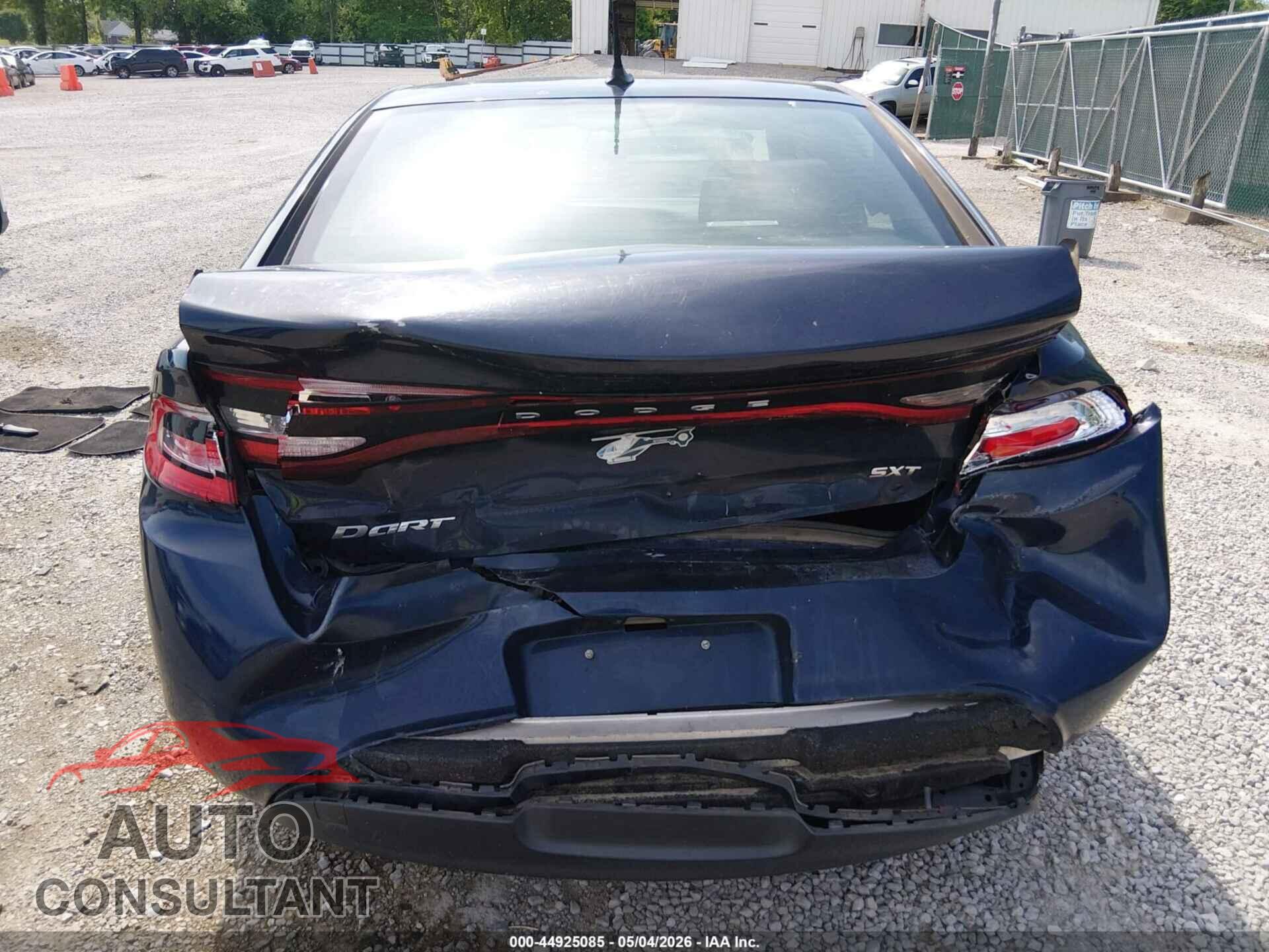 DODGE DART 2015 - 1C3CDFBB3FD265763