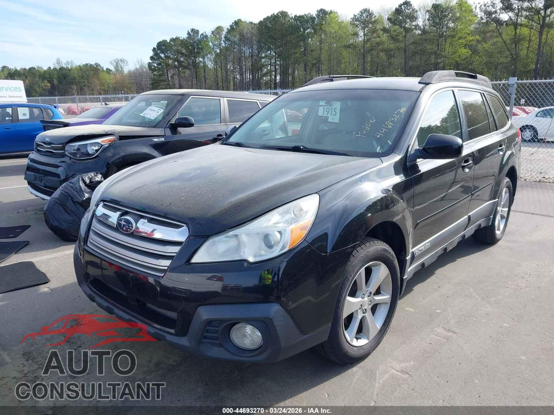 SUBARU OUTBACK 2013 - 4S4BRCKC6D3221464