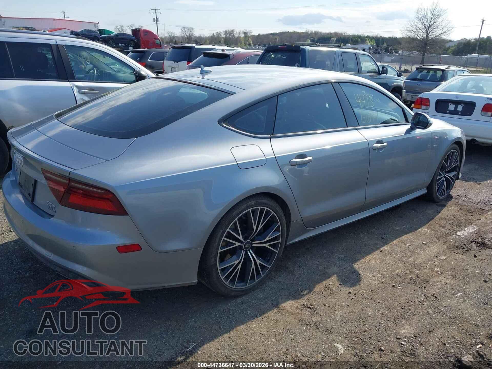AUDI A7 2017 - WAUW2AFCXHN058334
