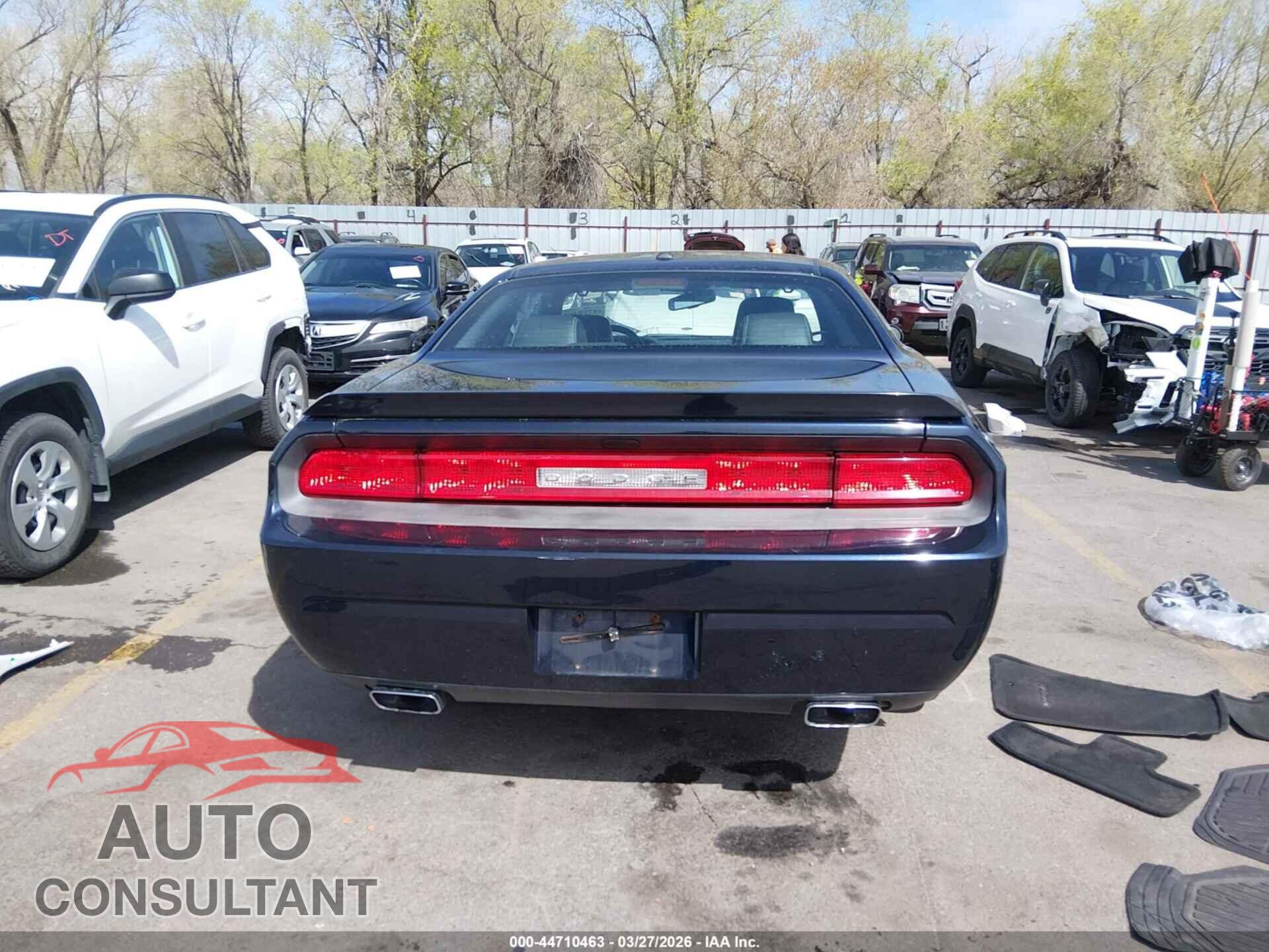 DODGE CHALLENGER 2012 - 2C3CDYAG4CH121419