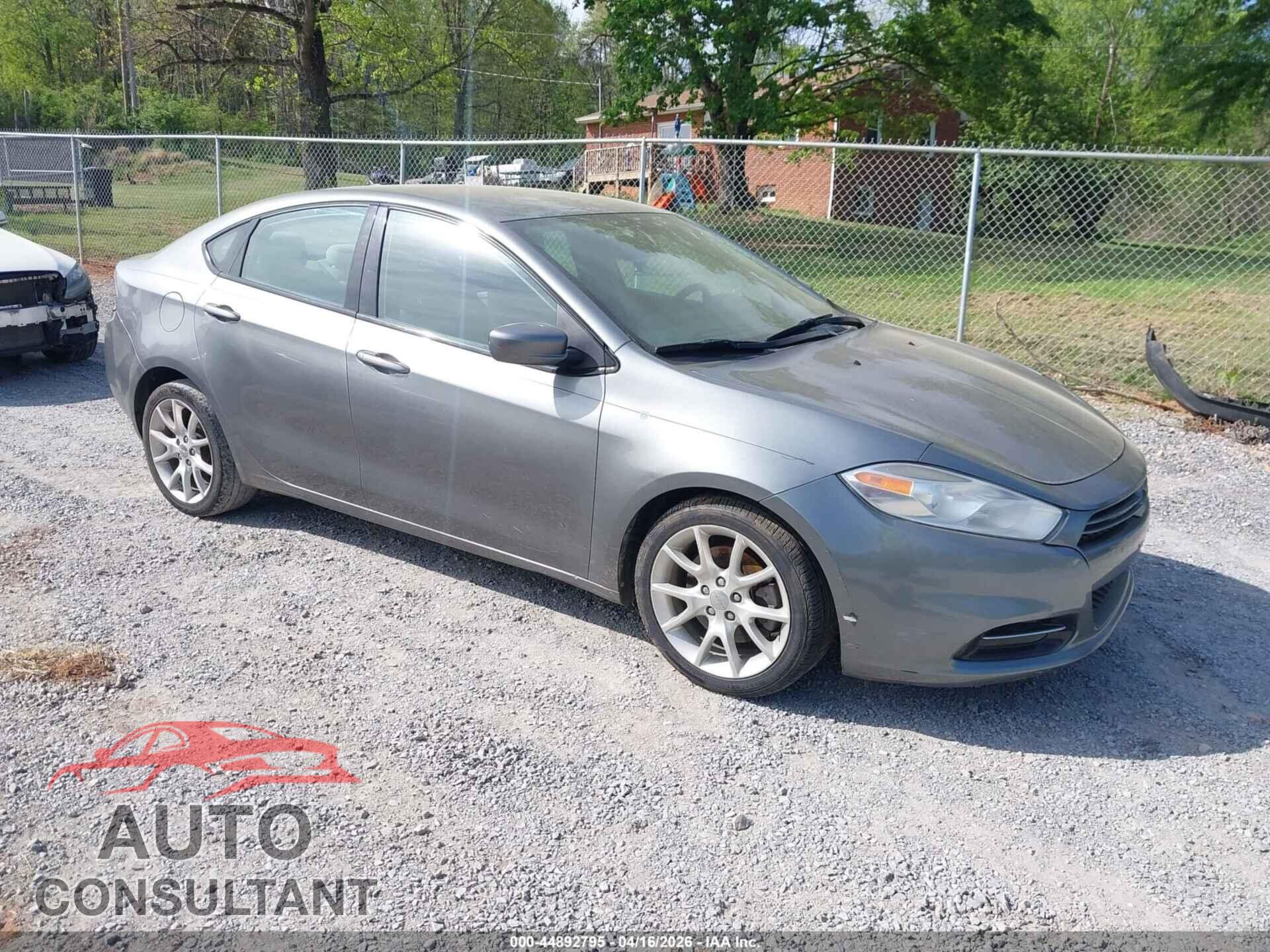 DODGE DART 2013 - 1C3CDFBA3DD708126