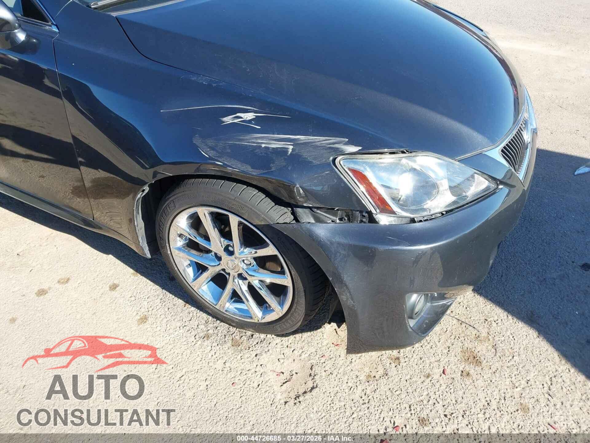 LEXUS IS 250 2011 - JTHBF5C23B5147354