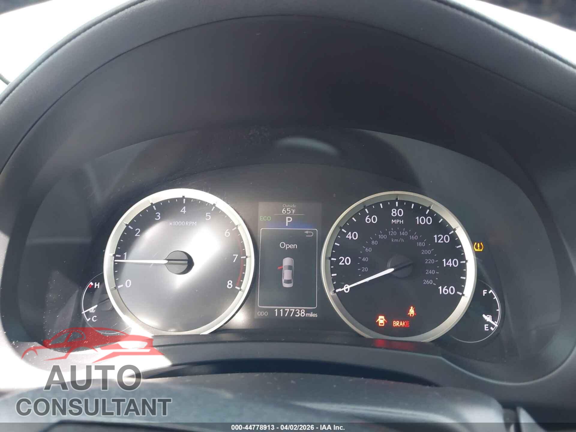 LEXUS IS 200T 2016 - JTHBA1D24G5015362