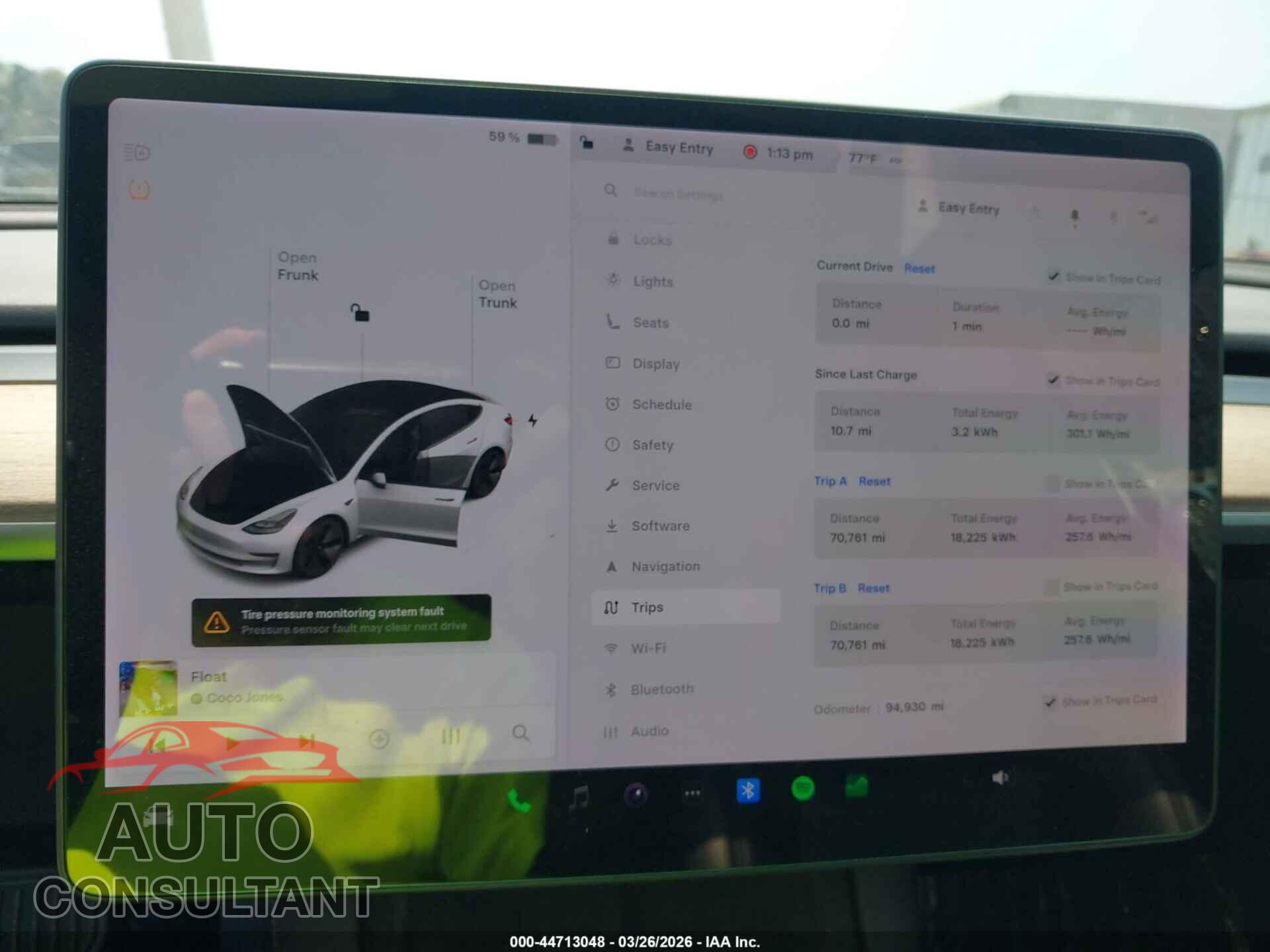 TESLA MODEL 3 2021 - 5YJ3E1EA9MF062042