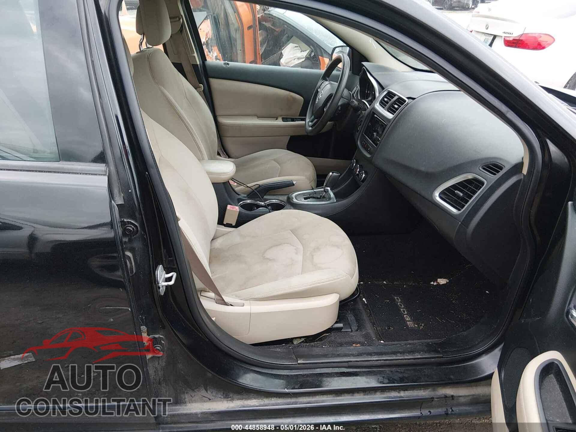 DODGE AVENGER 2012 - 1C3CDZAG9CN258966