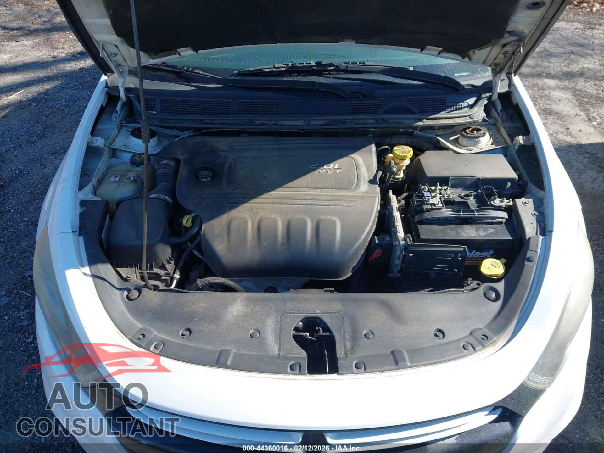 DODGE DART 2013 - 1C3CDFBA6DD103209