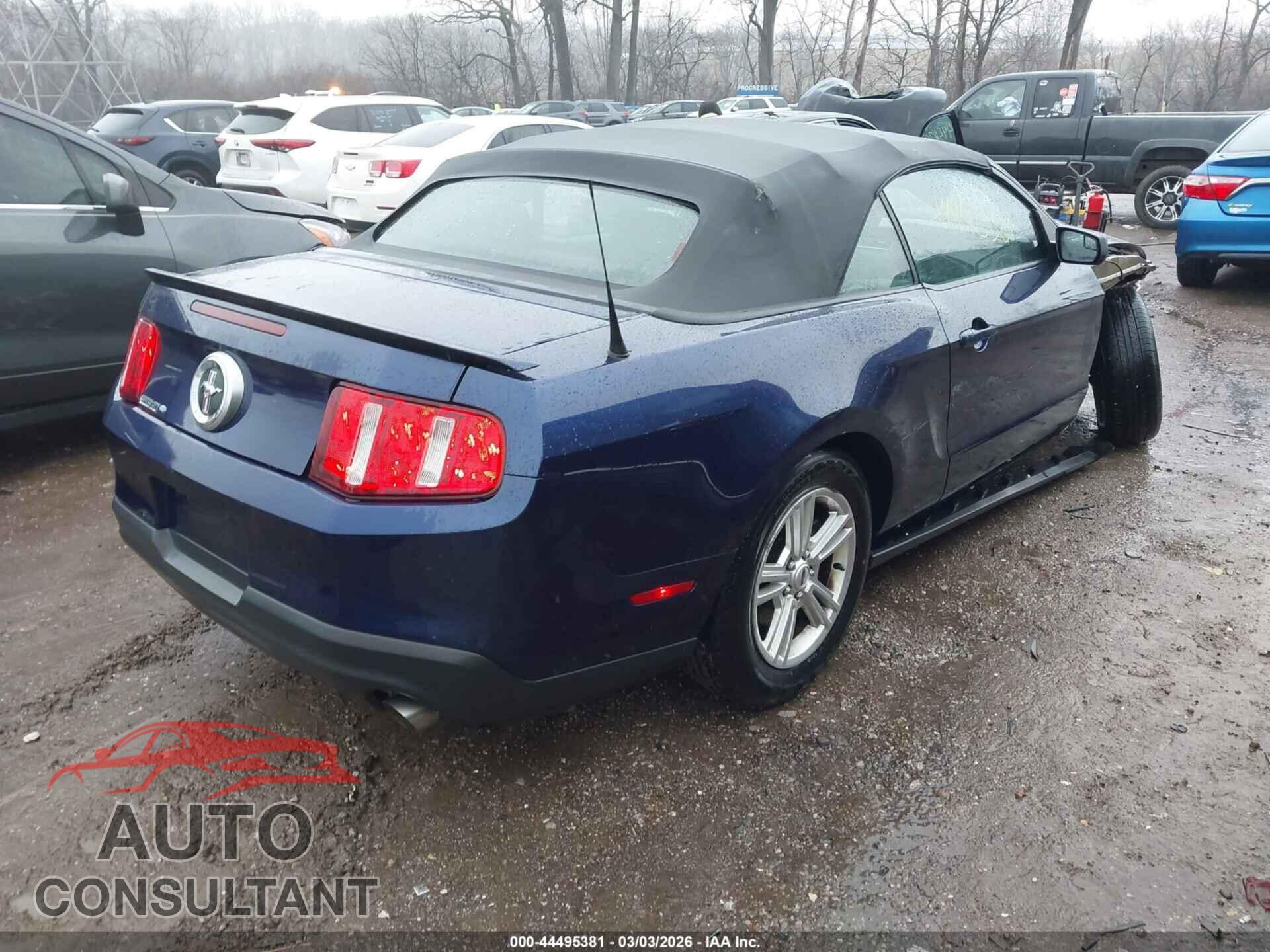 FORD MUSTANG 2012 - 1ZVBP8EM6C5225235