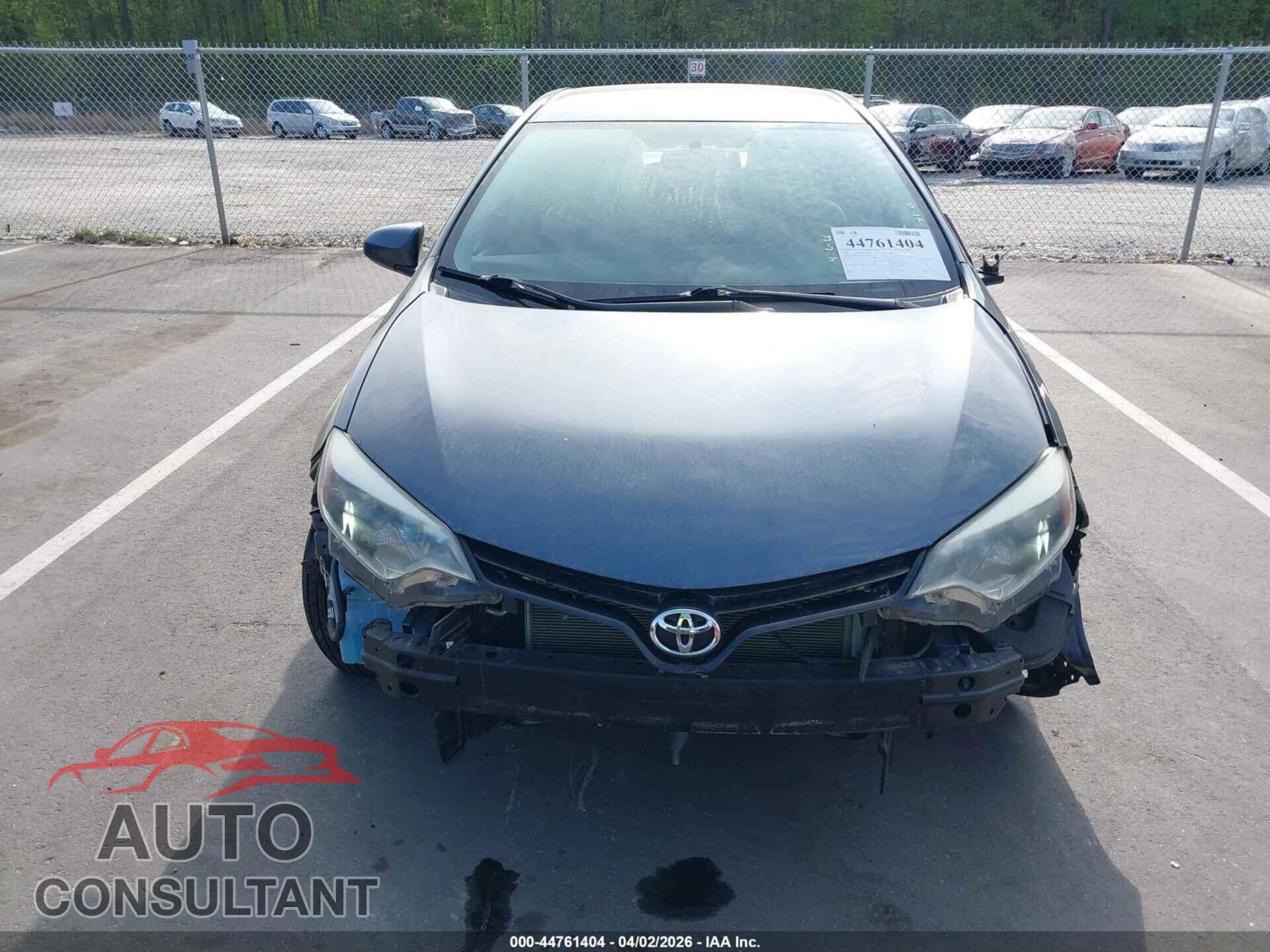 TOYOTA COROLLA 2015 - 2T1BURHEXFC389391