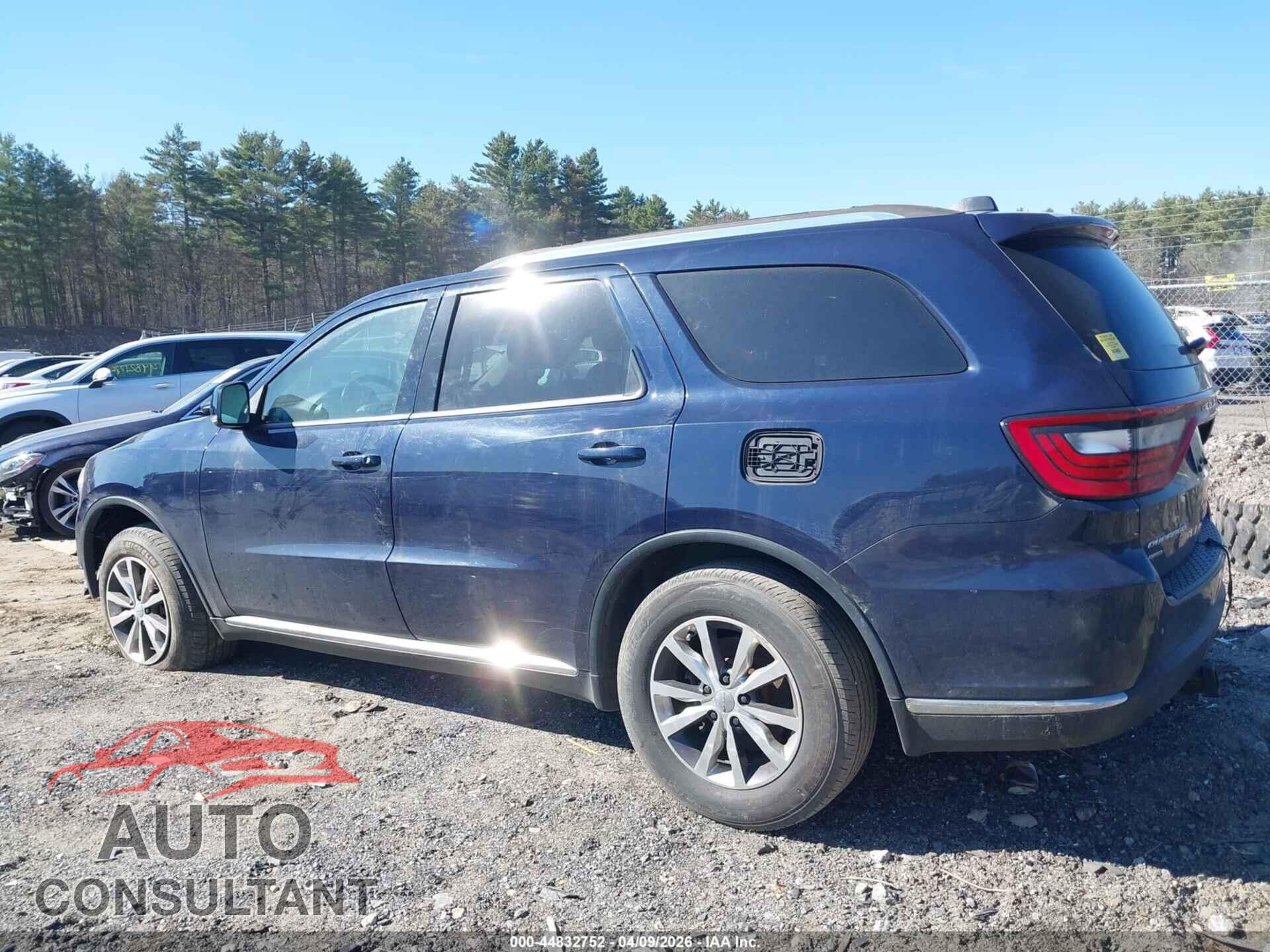 DODGE DURANGO 2016 - 1C4RDJDG0GC400531