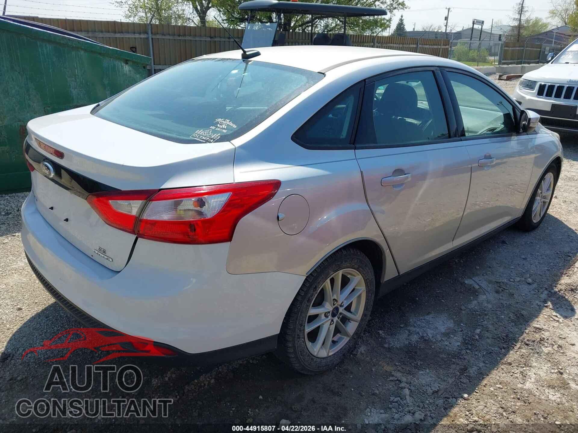FORD FOCUS 2016 - 1FADP3F21GL397658