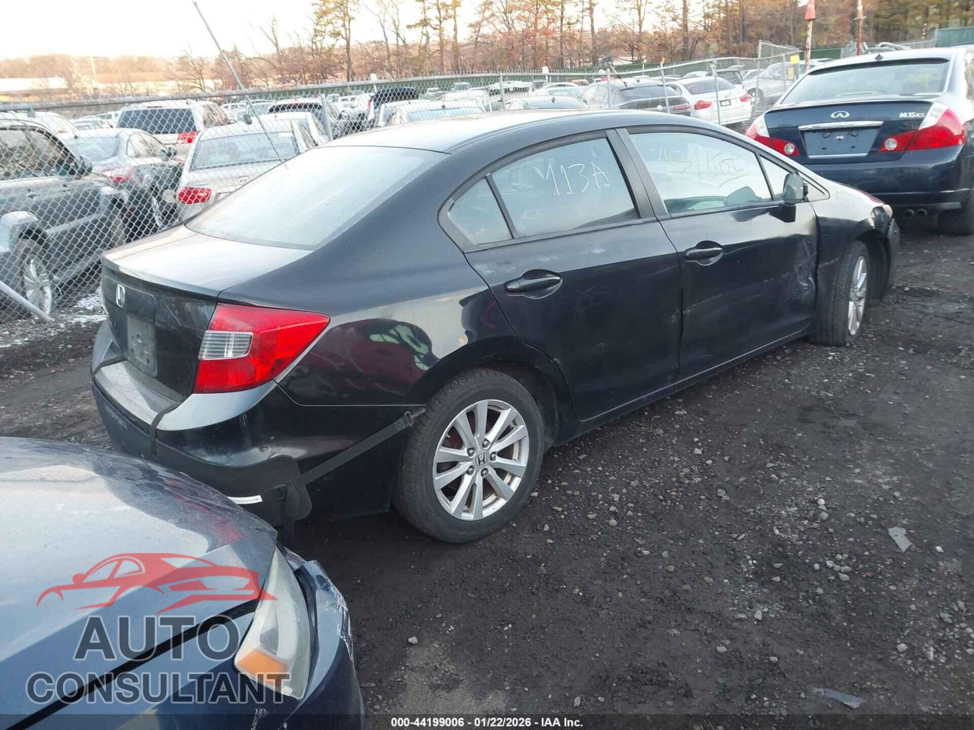 HONDA CIVIC 2012 - 2HGFB2F88CH596277