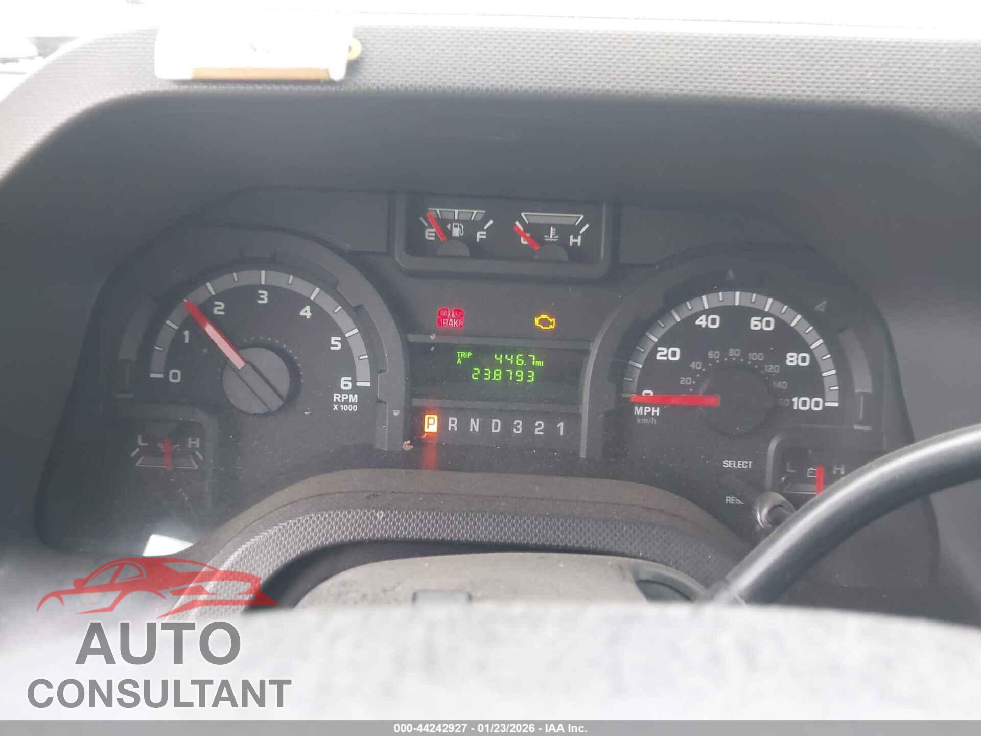 FORD E-450 CUTAWAY 2012 - 1FDFE4FS3CDB05037