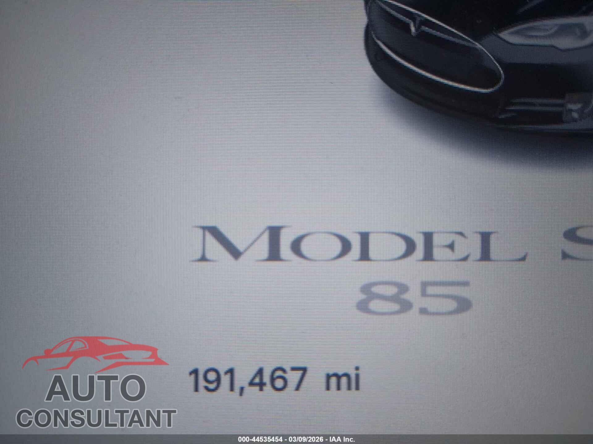 TESLA MODEL S 2013 - 5YJSA1CN1DFP03410