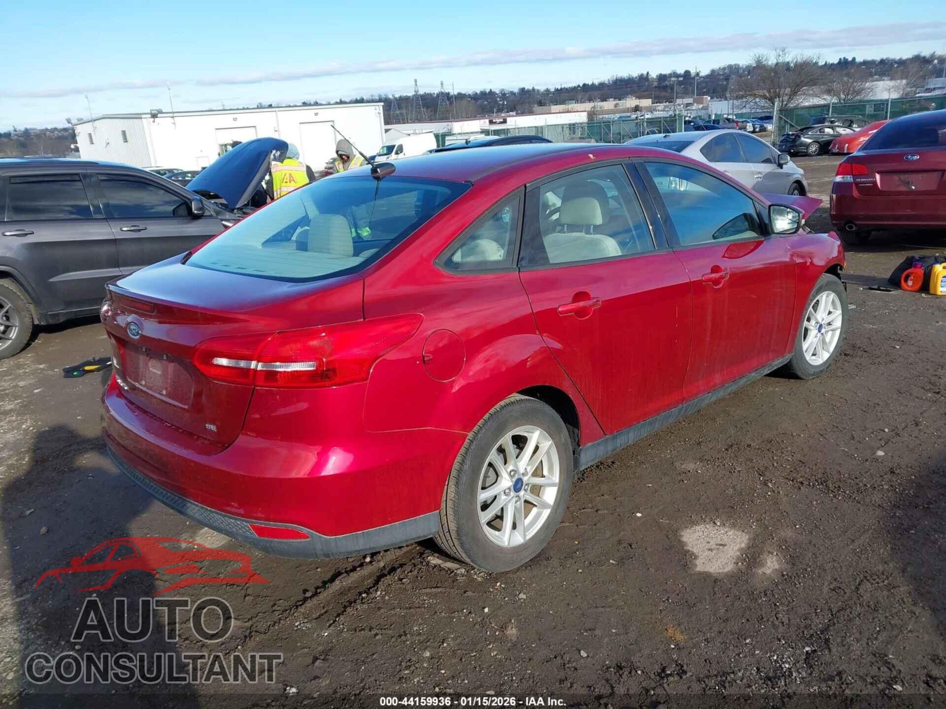 FORD FOCUS 2017 - 1FADP3F28HL201197