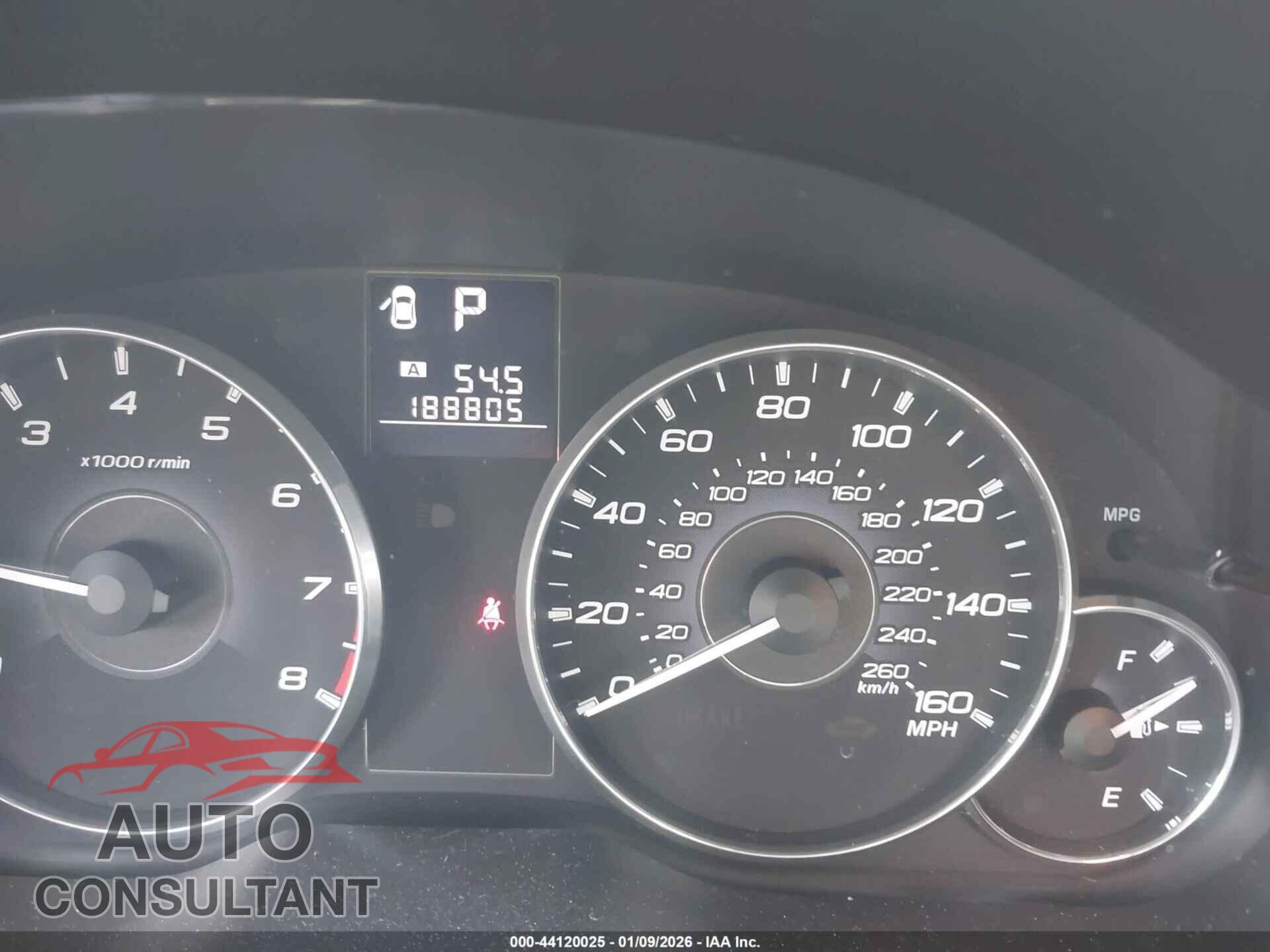 SUBARU OUTBACK 2012 - 4S4BRDLC6C2280085