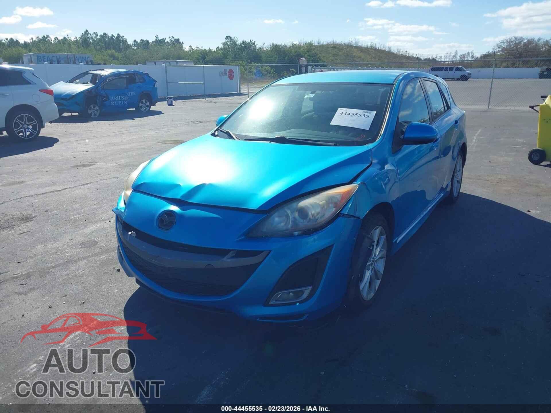 MAZDA MAZDA3 2011 - JM1BL1K53B1436854