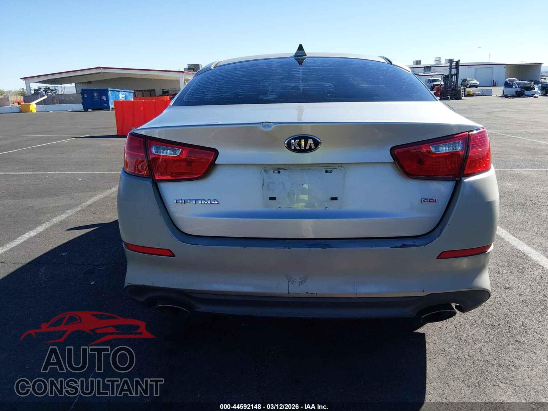 KIA OPTIMA 2014 - KNAGM4A78E5475666