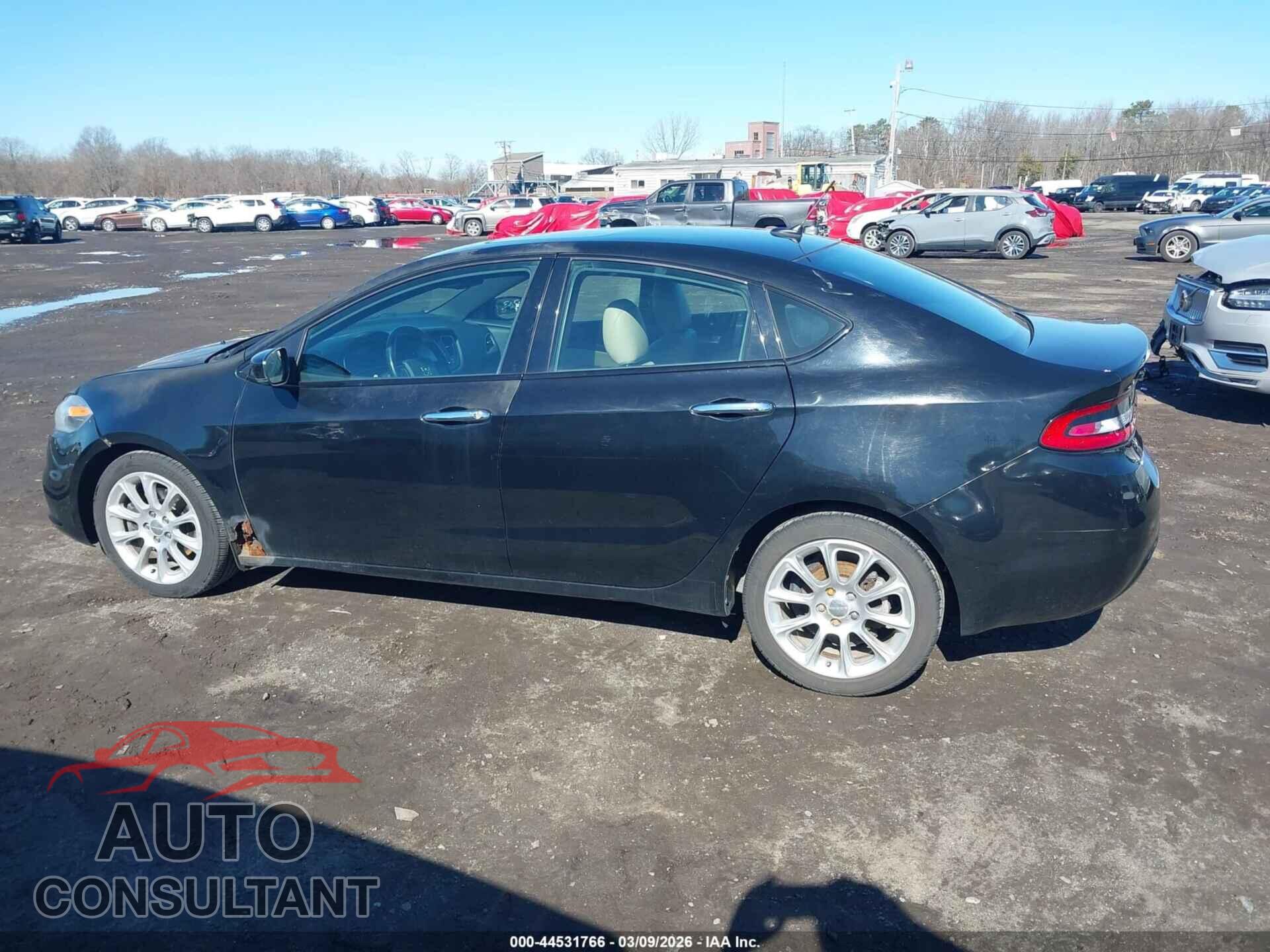 DODGE DART 2013 - 1C3CDFCA4DD347455