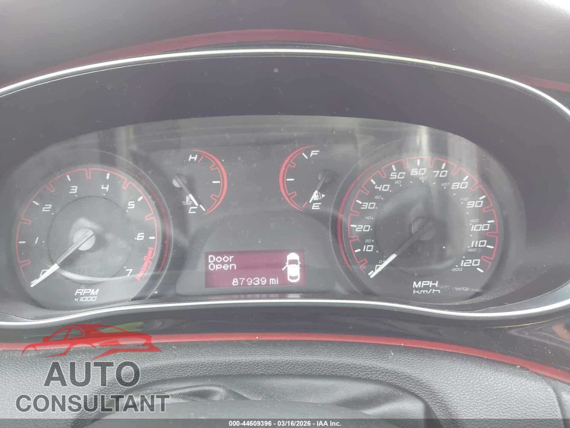 DODGE DART 2016 - 1C3CDFFA1GD816615